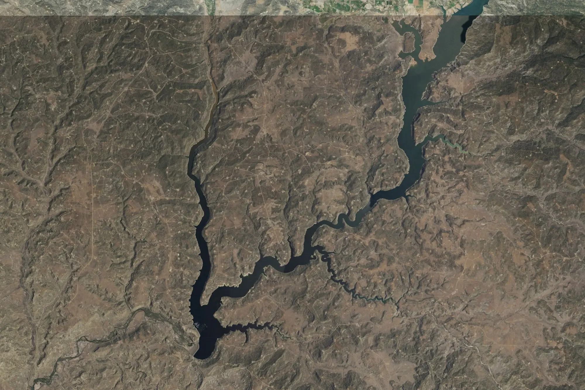 Aerial view of Navajo Lake State Park