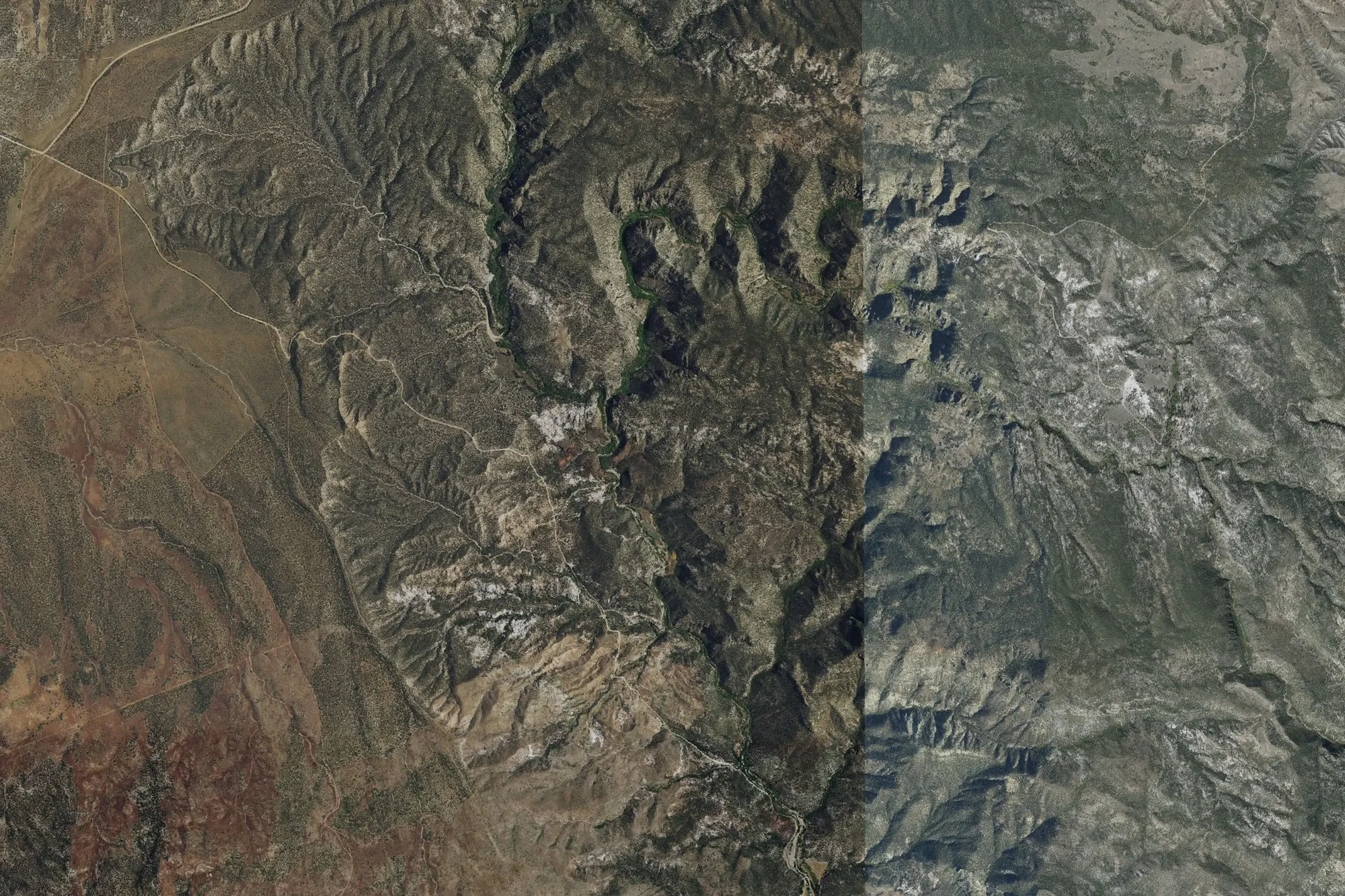 Aerial view of Beaver Dam State Park