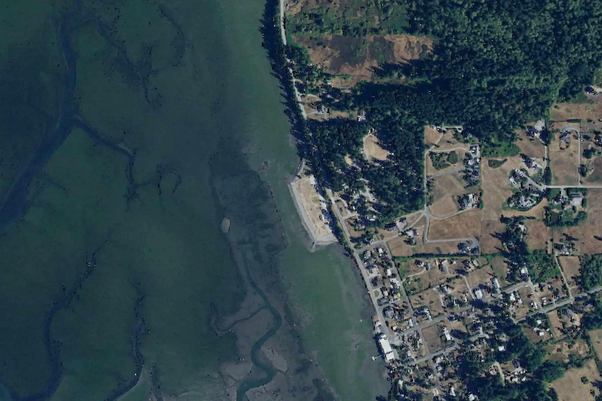 Aerial view of Bay View