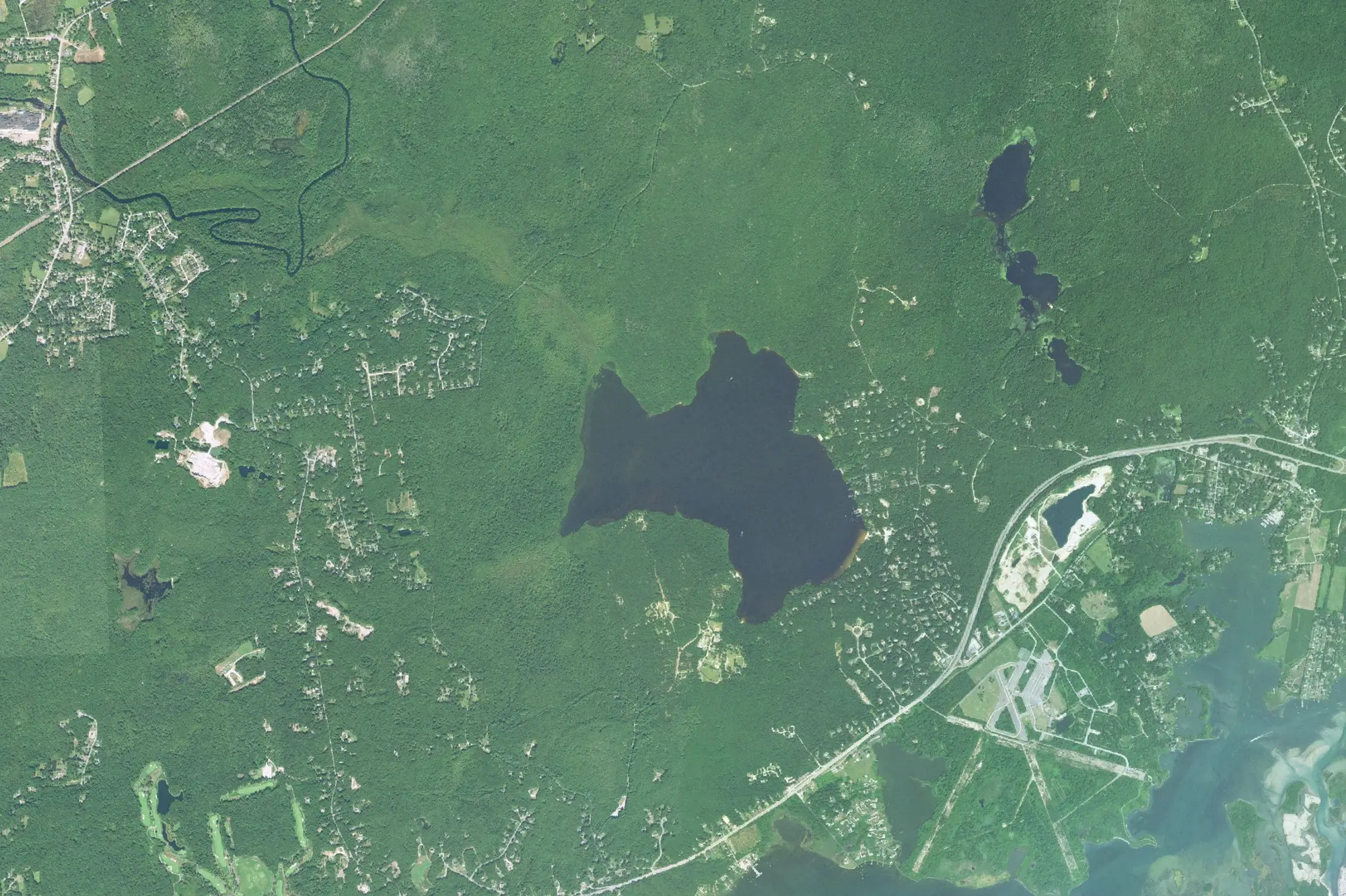 Aerial view of Burlingame