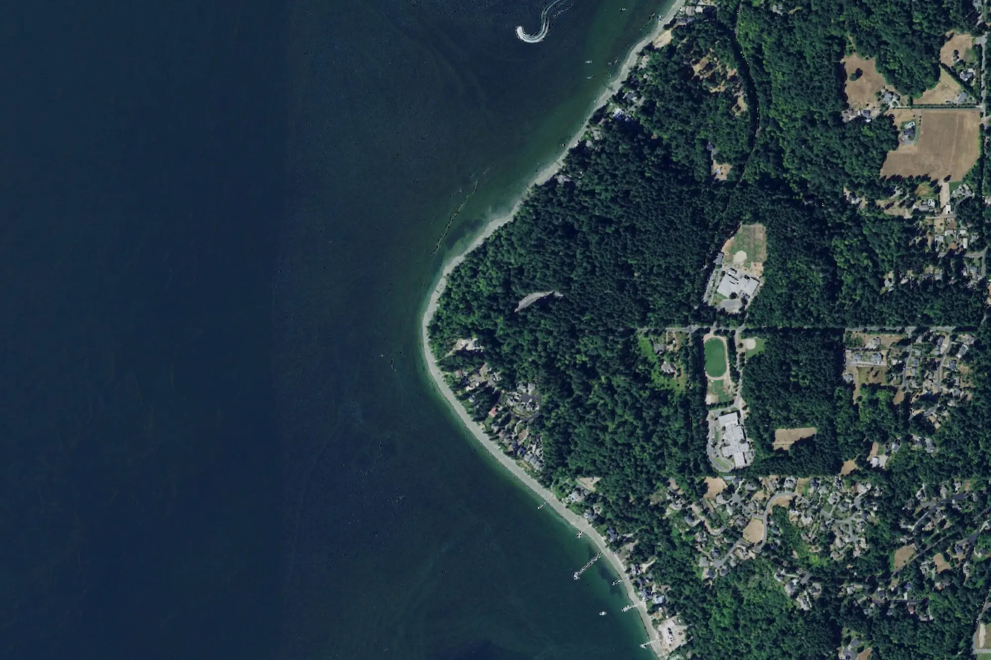 Aerial view of Kopachuck