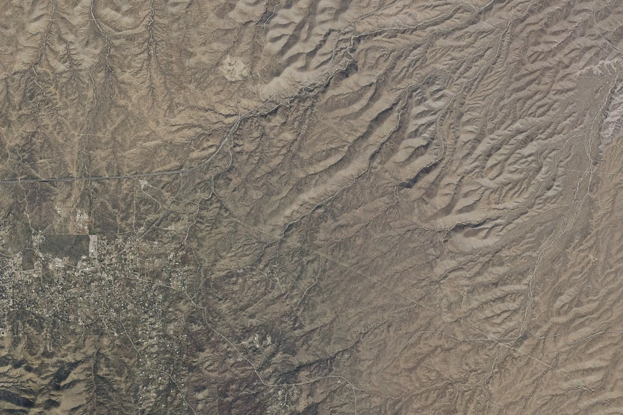 Aerial view of Oracle State Park