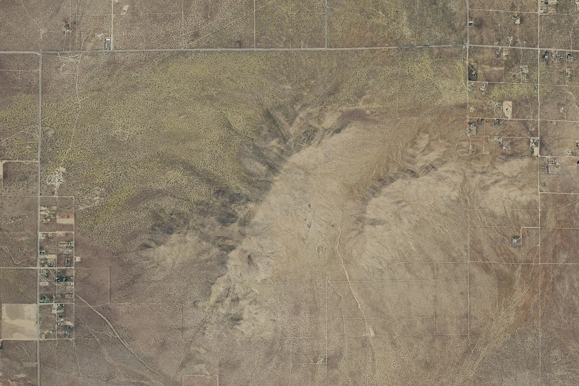 Aerial view of Saddleback Butte State Park