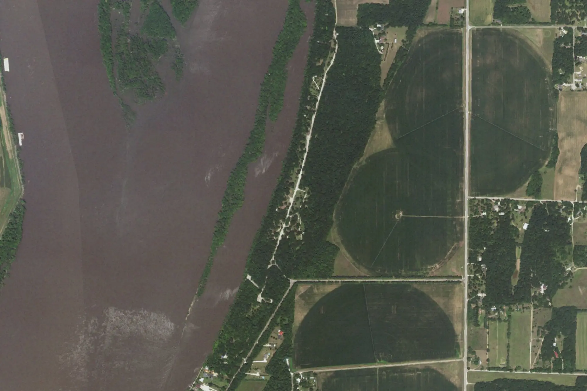 Aerial view of Delabar State Park