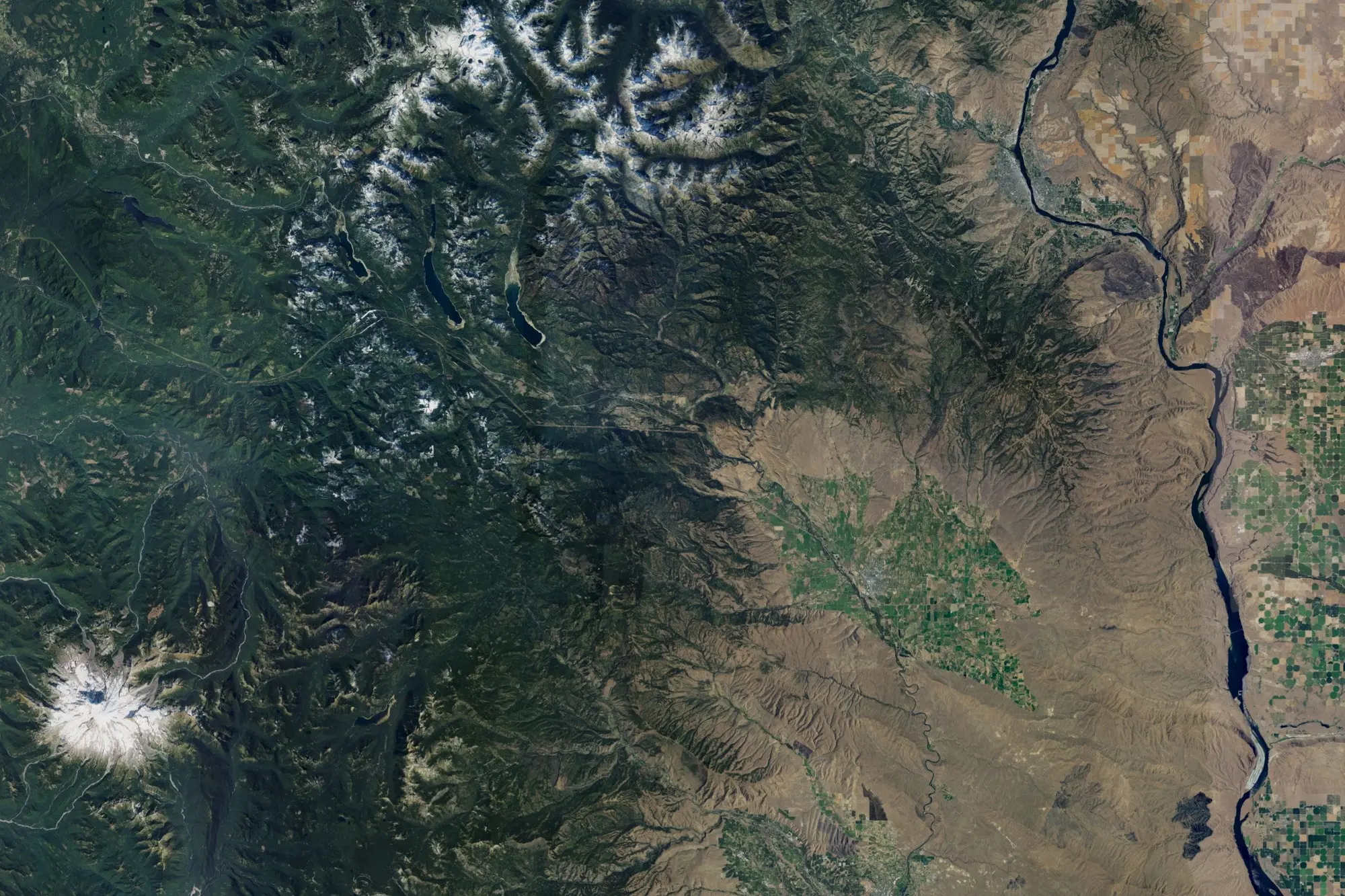Aerial view of Iron Horse
