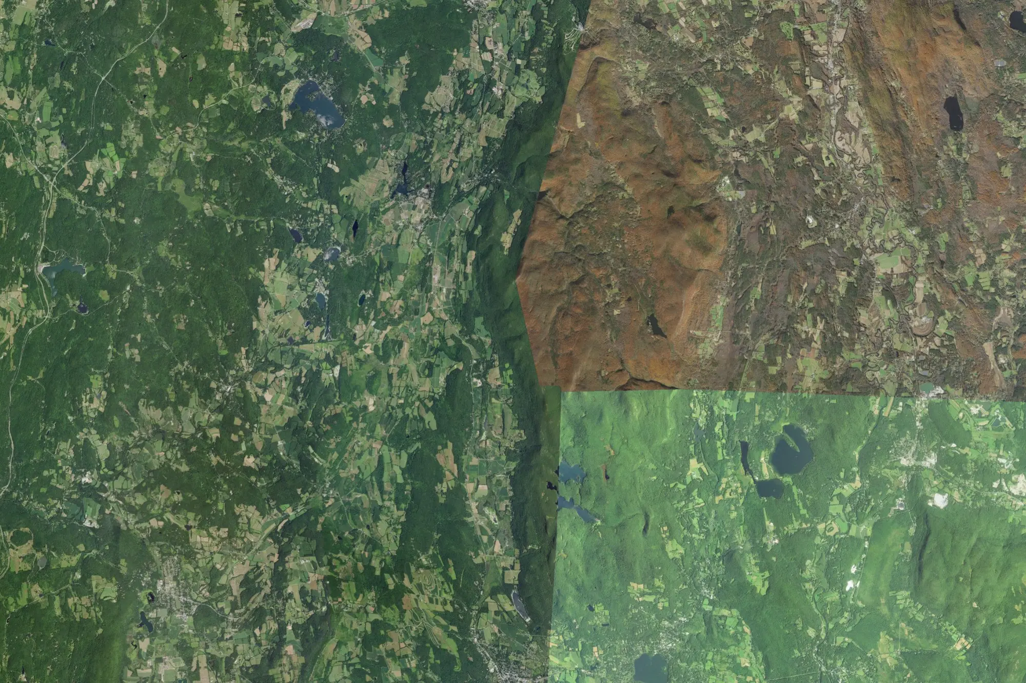 Aerial view of Taconic State Park
