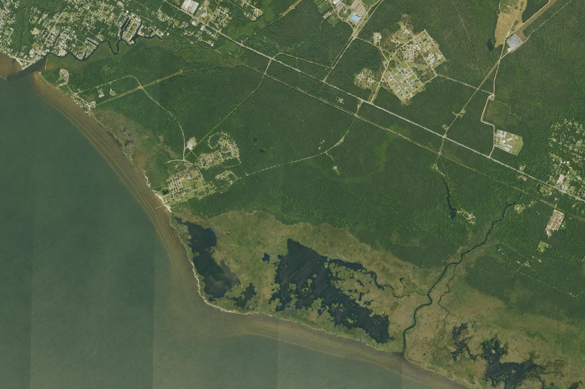 Aerial view of Fontainebleau State Park District I