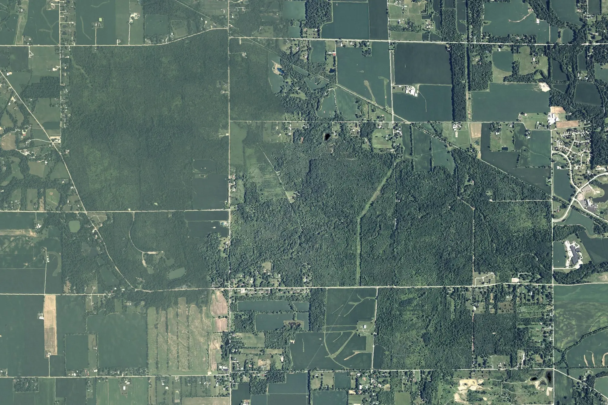 Aerial view of Sycamore State Park
