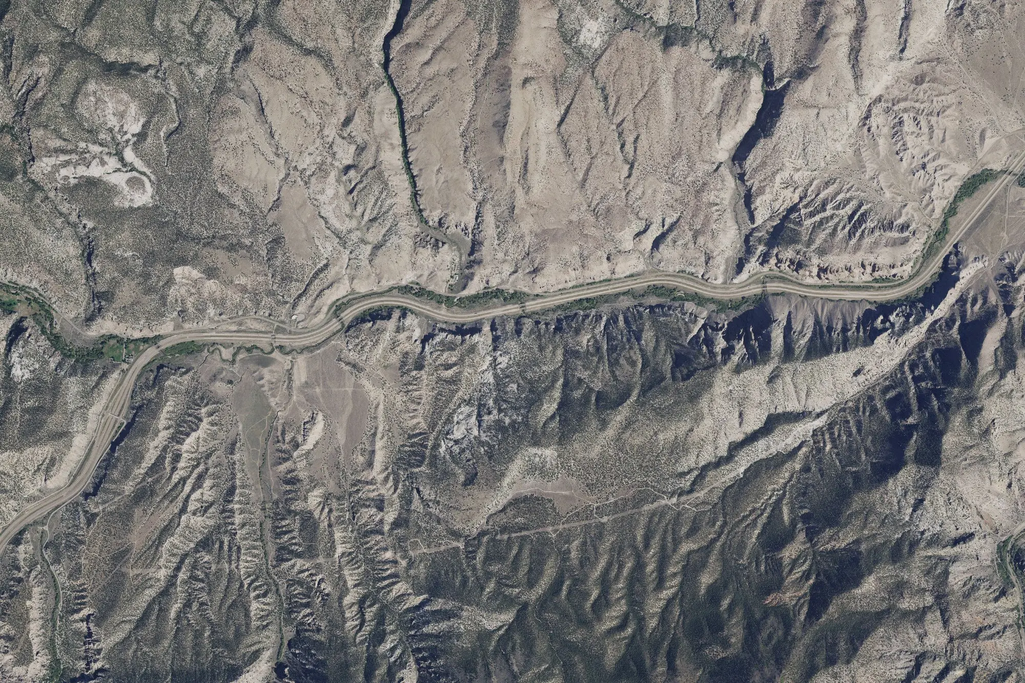 Aerial view of Fremont Indian State Park