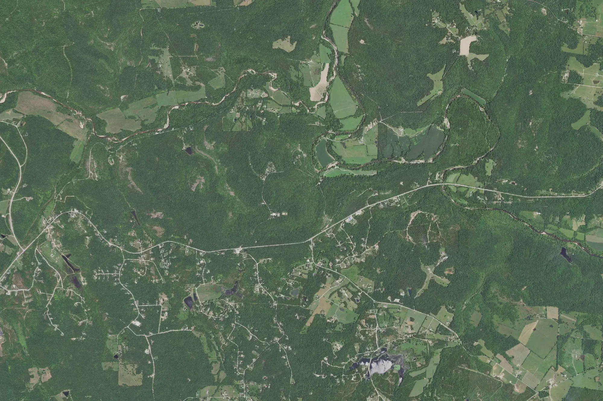 Aerial view of Washington State Park