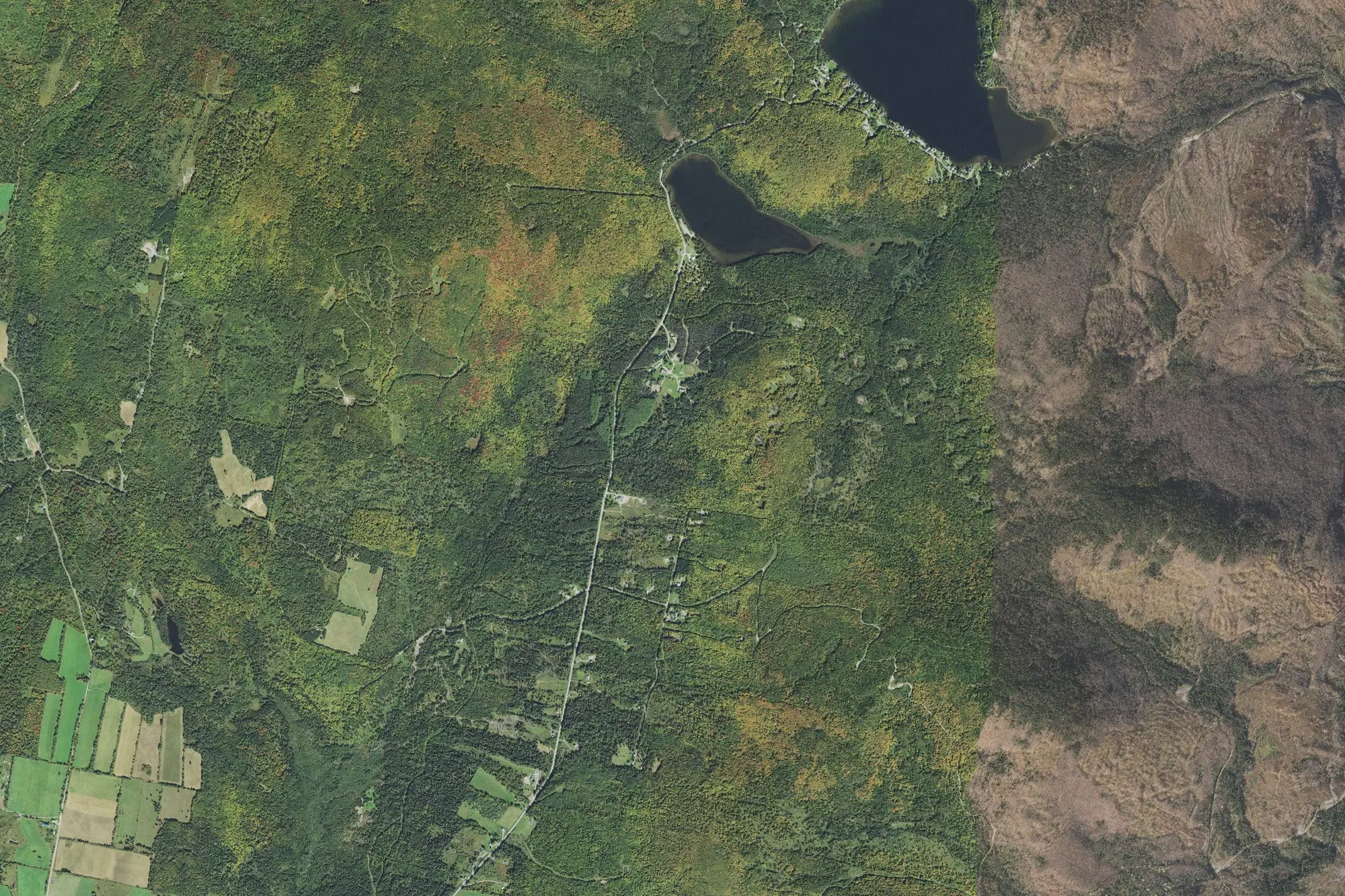 Aerial view of Coleman State Park