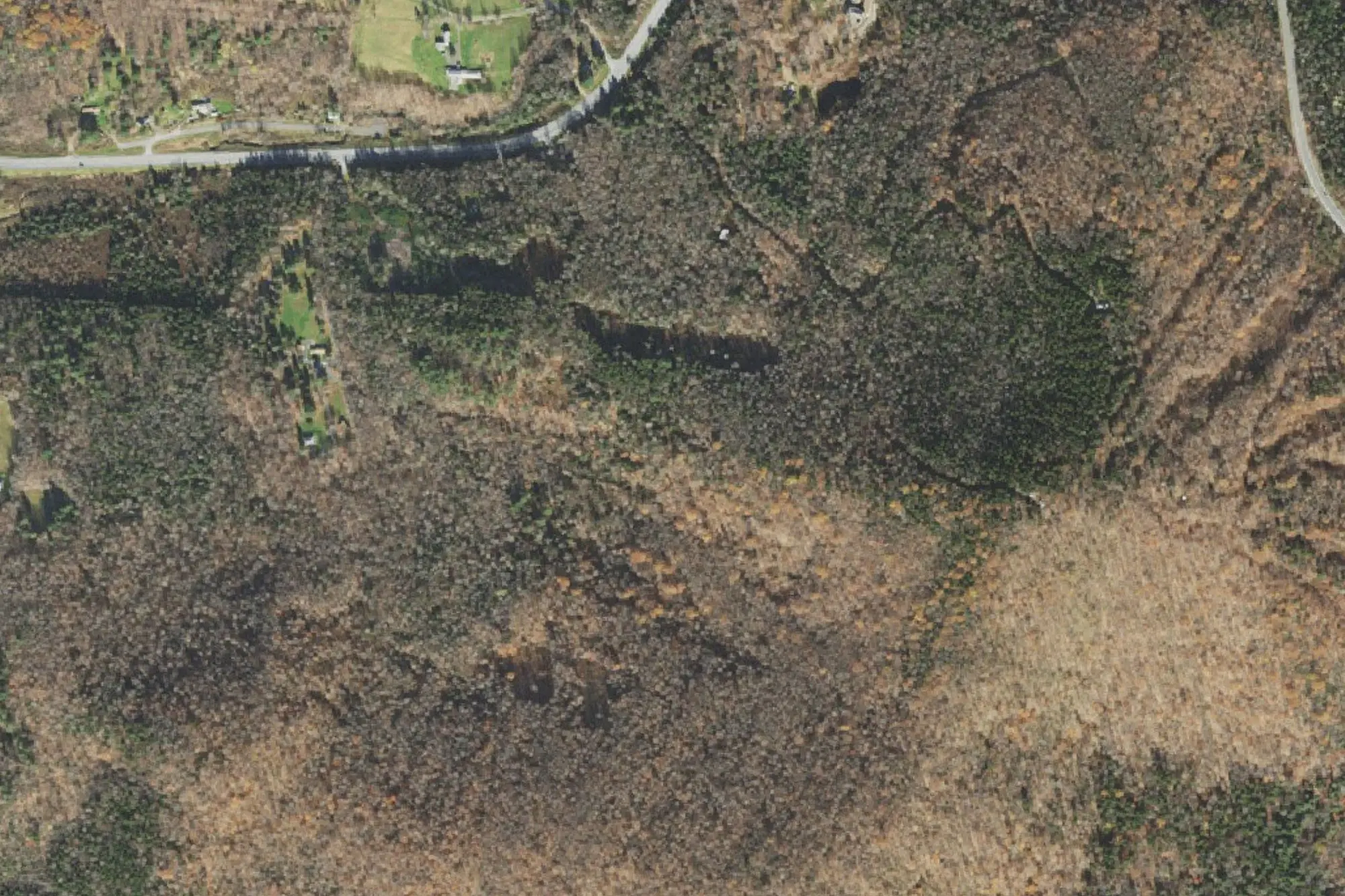 Aerial view of Molly Stark State Park