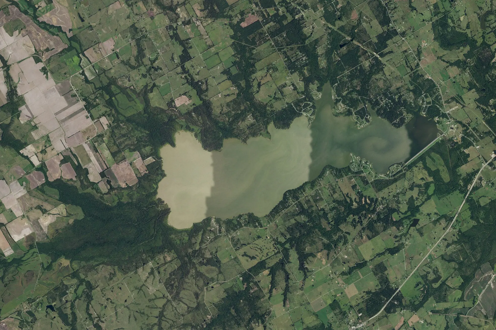 Aerial view of Navarro Mills Recreation Area