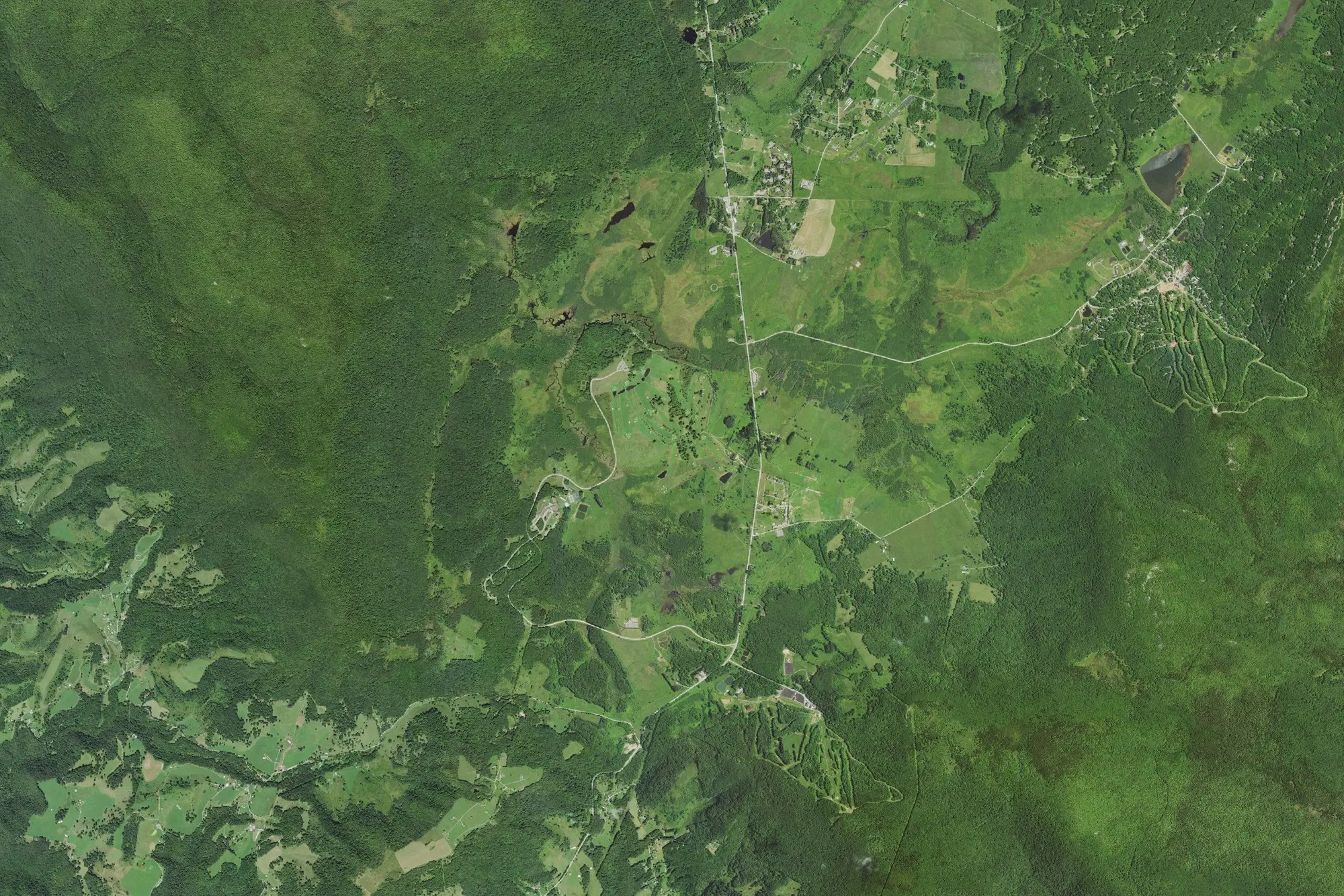 Aerial view of Canaan Valley Resort State Park