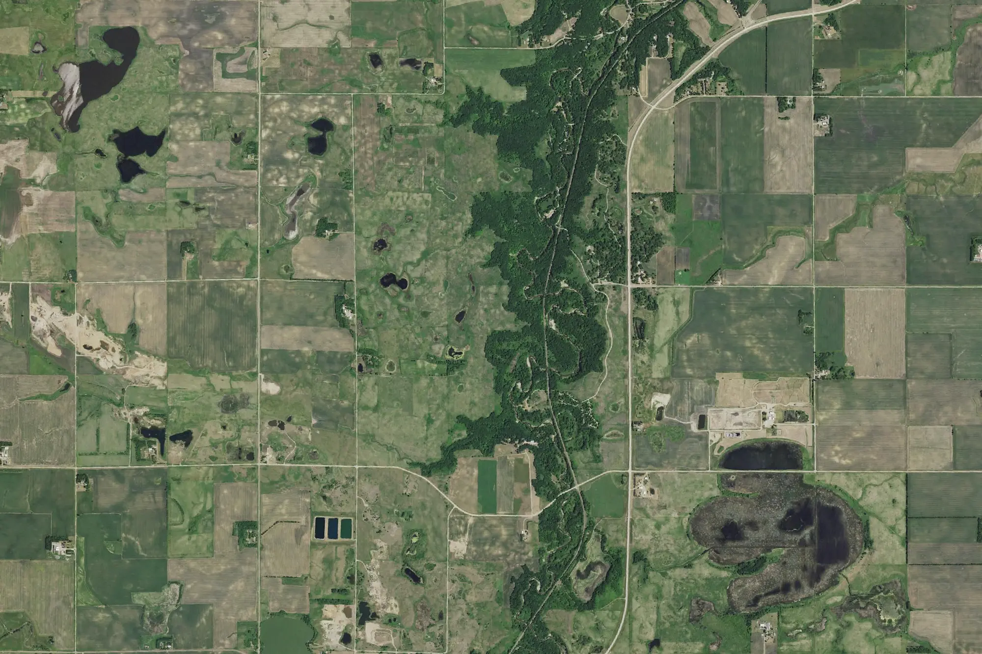 Aerial view of Camden State Park