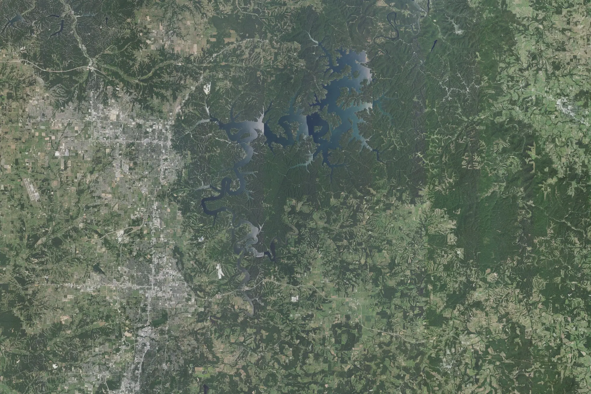 Aerial view of Beaver Recreation Area