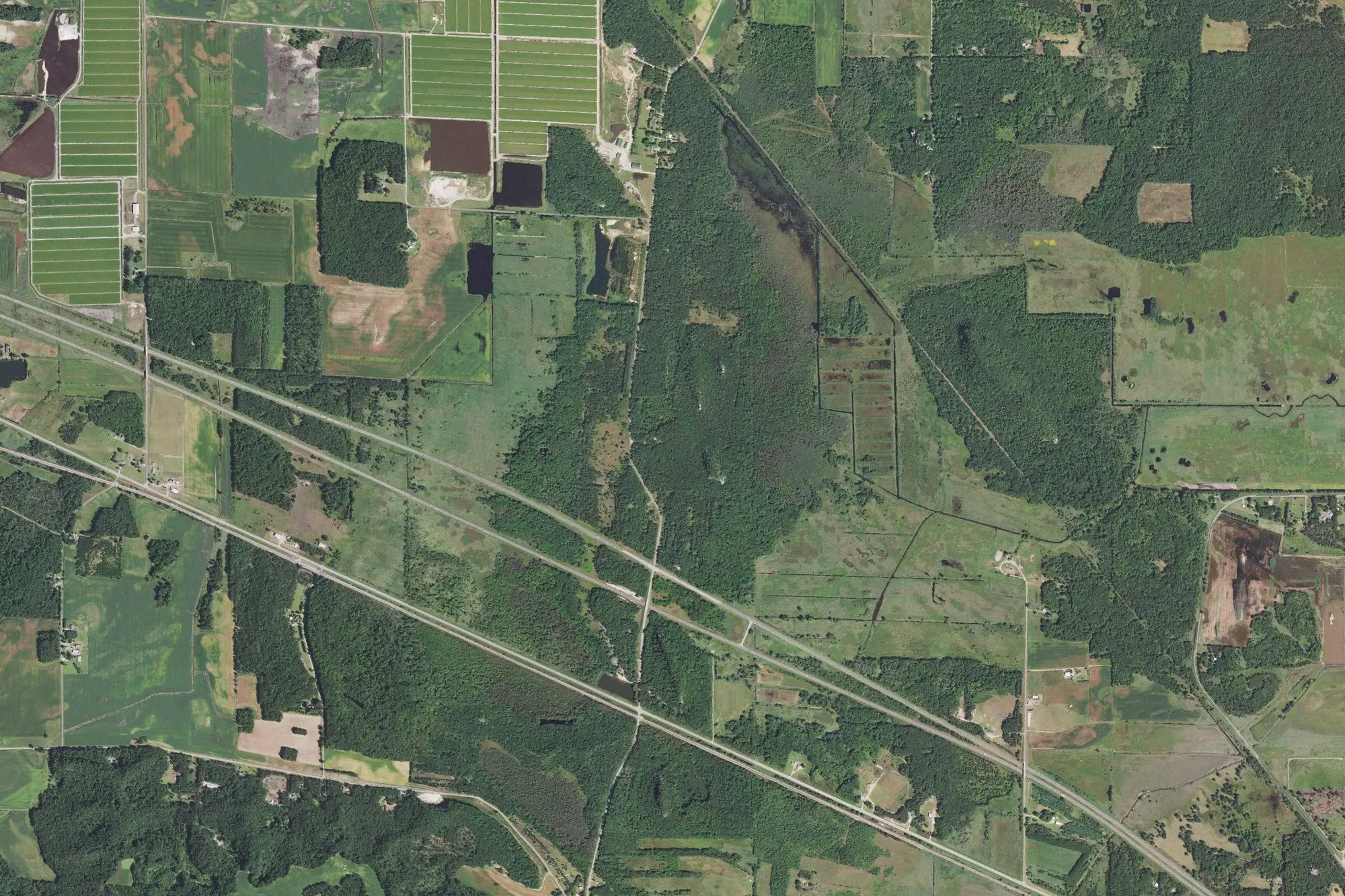 Aerial view of Mill Bluff State Park-Iansr
