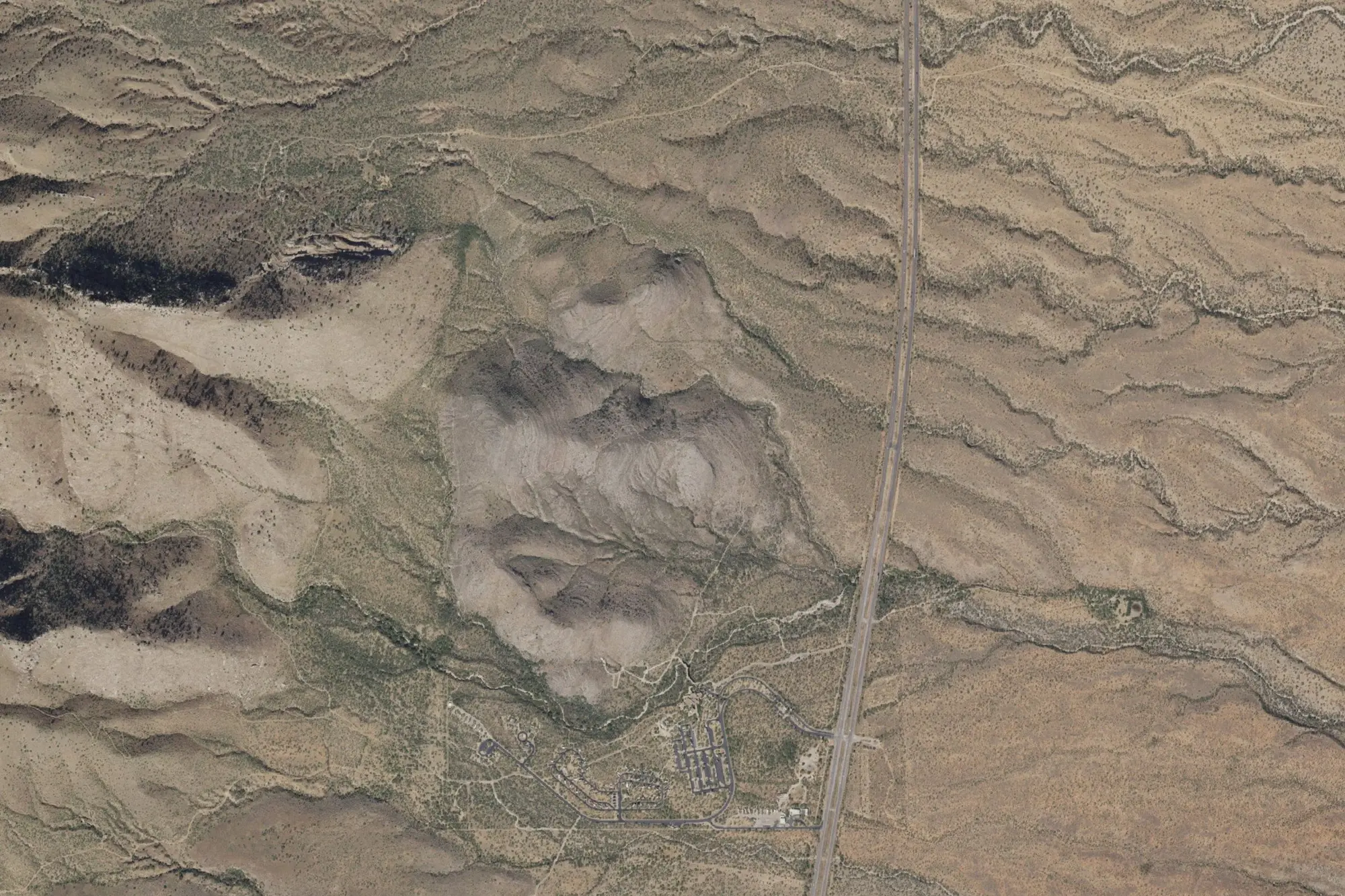 Aerial view of Kartchner Caverns State Park