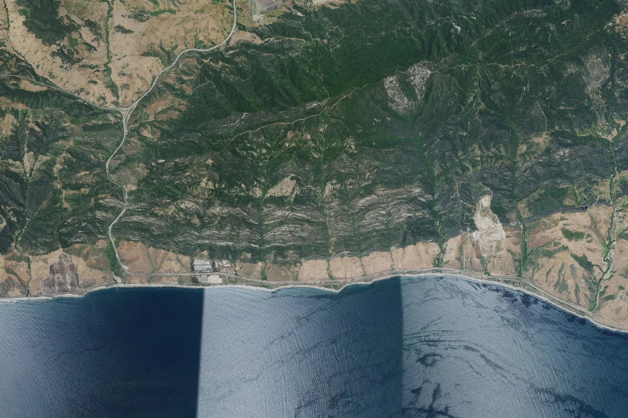 Aerial view of Gaviota State Park