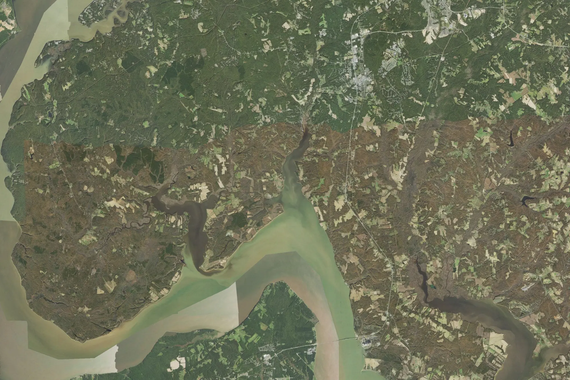 Aerial view of Smallwood Sp
