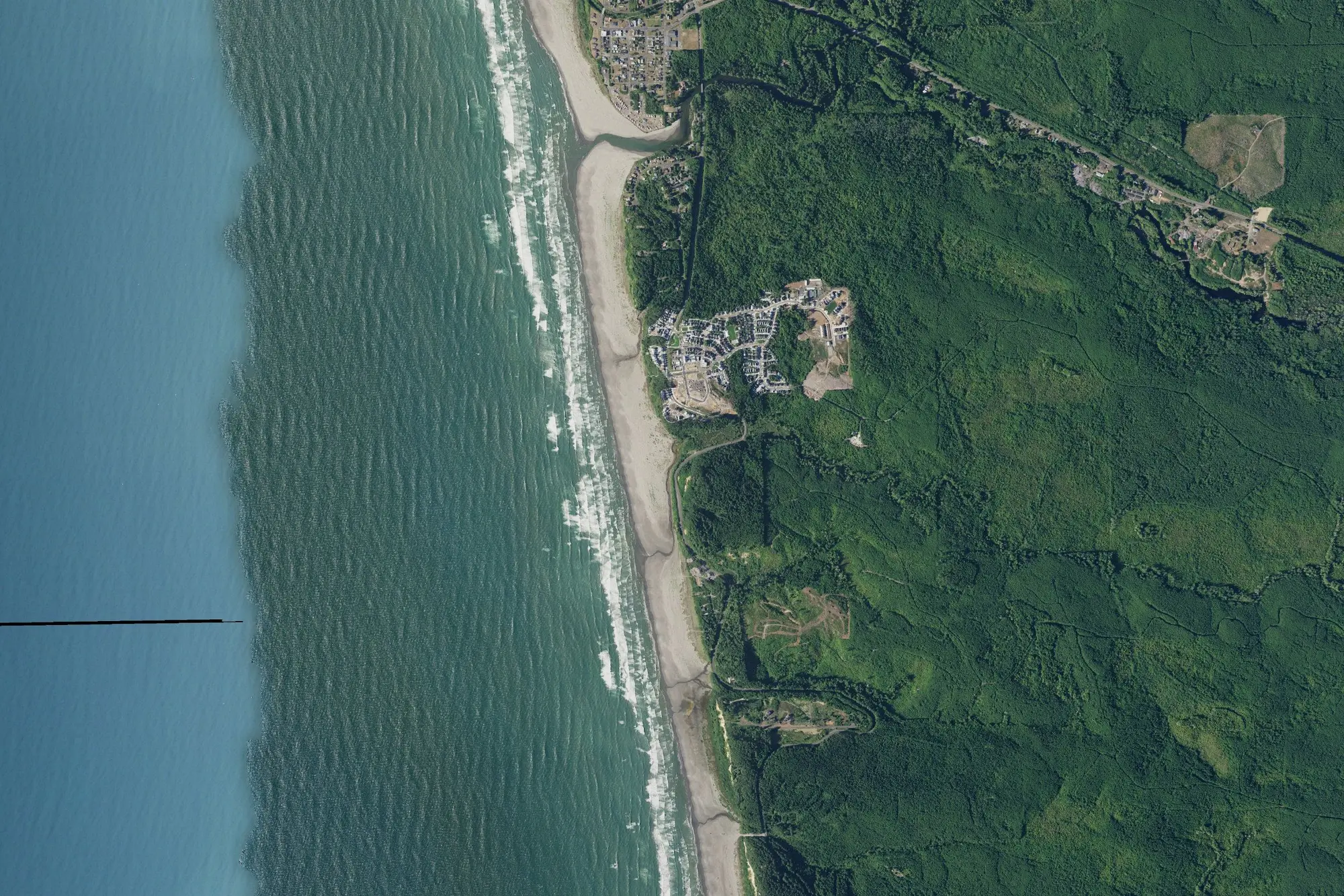 Aerial view of Pacific Beach