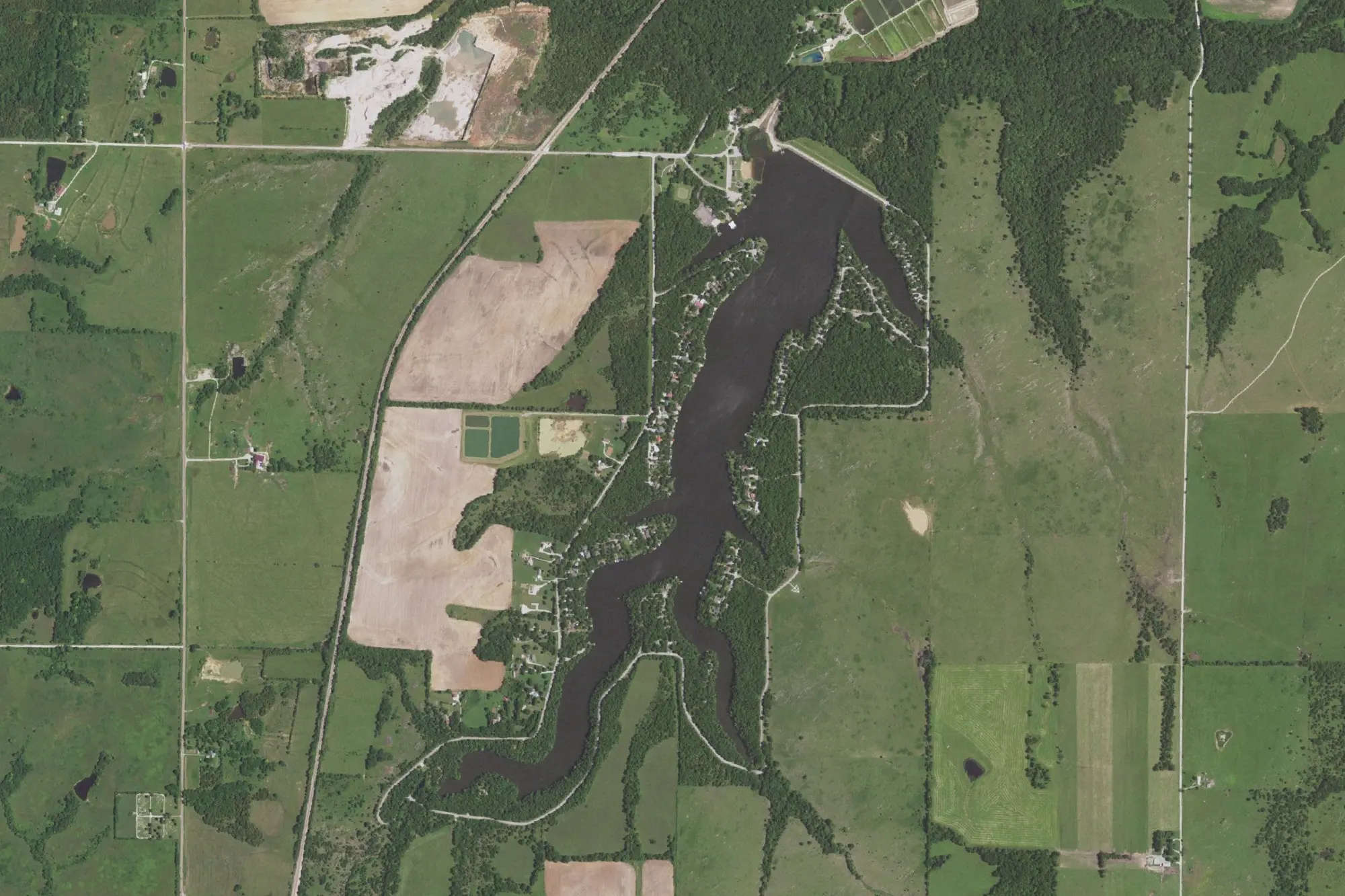 Aerial view of Crawford State Park