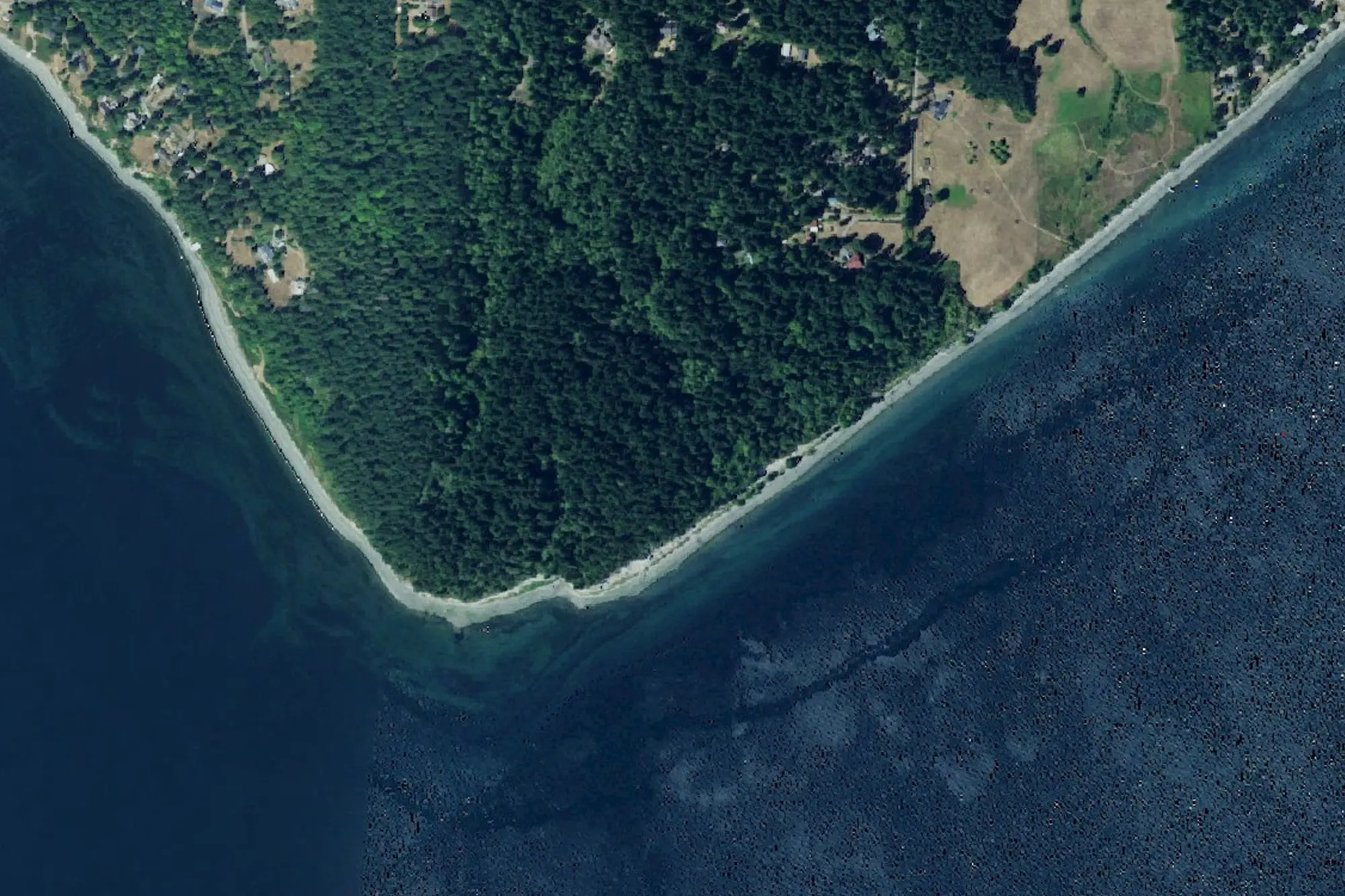 Aerial view of Kinney Point