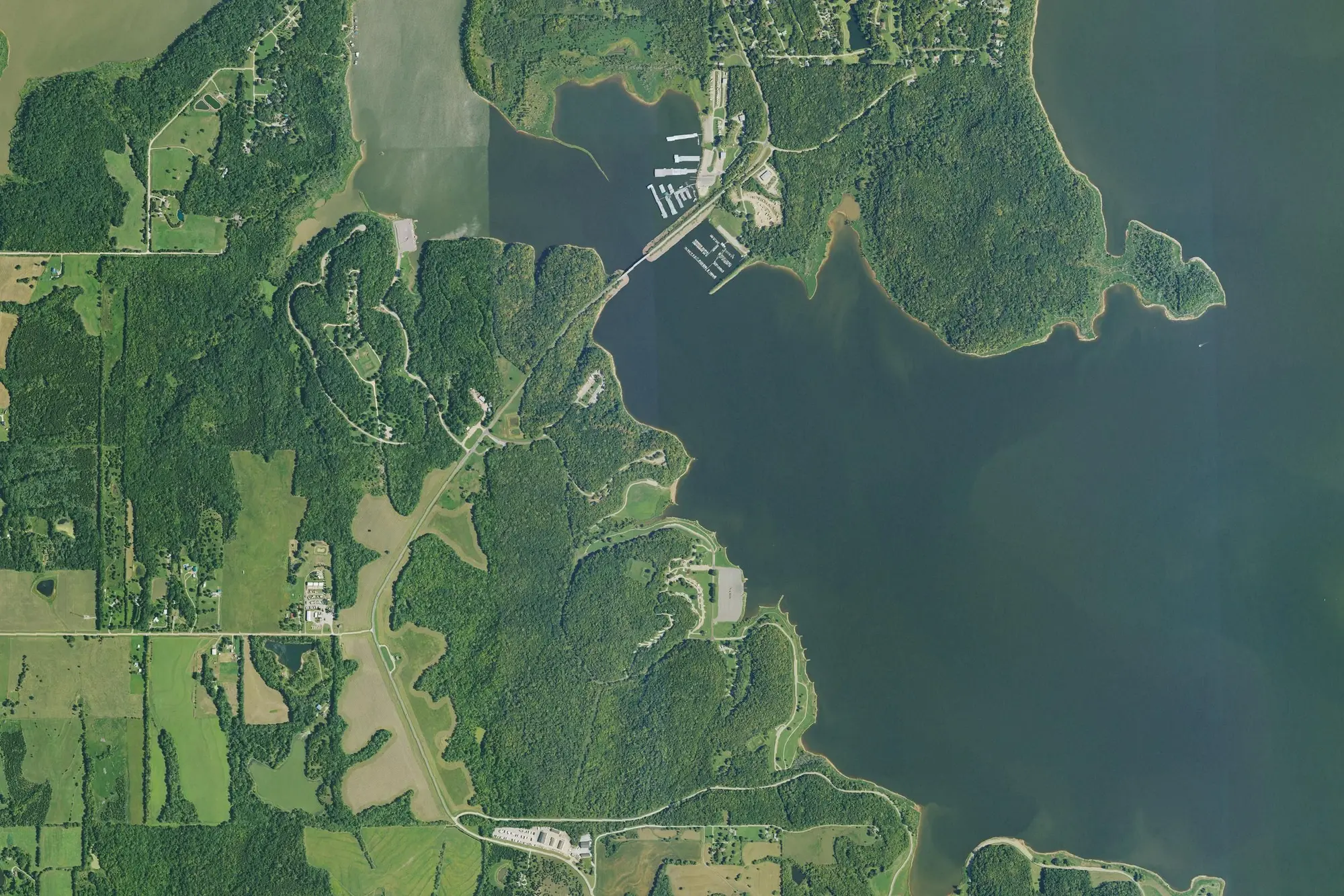 Aerial view of Perry State Park