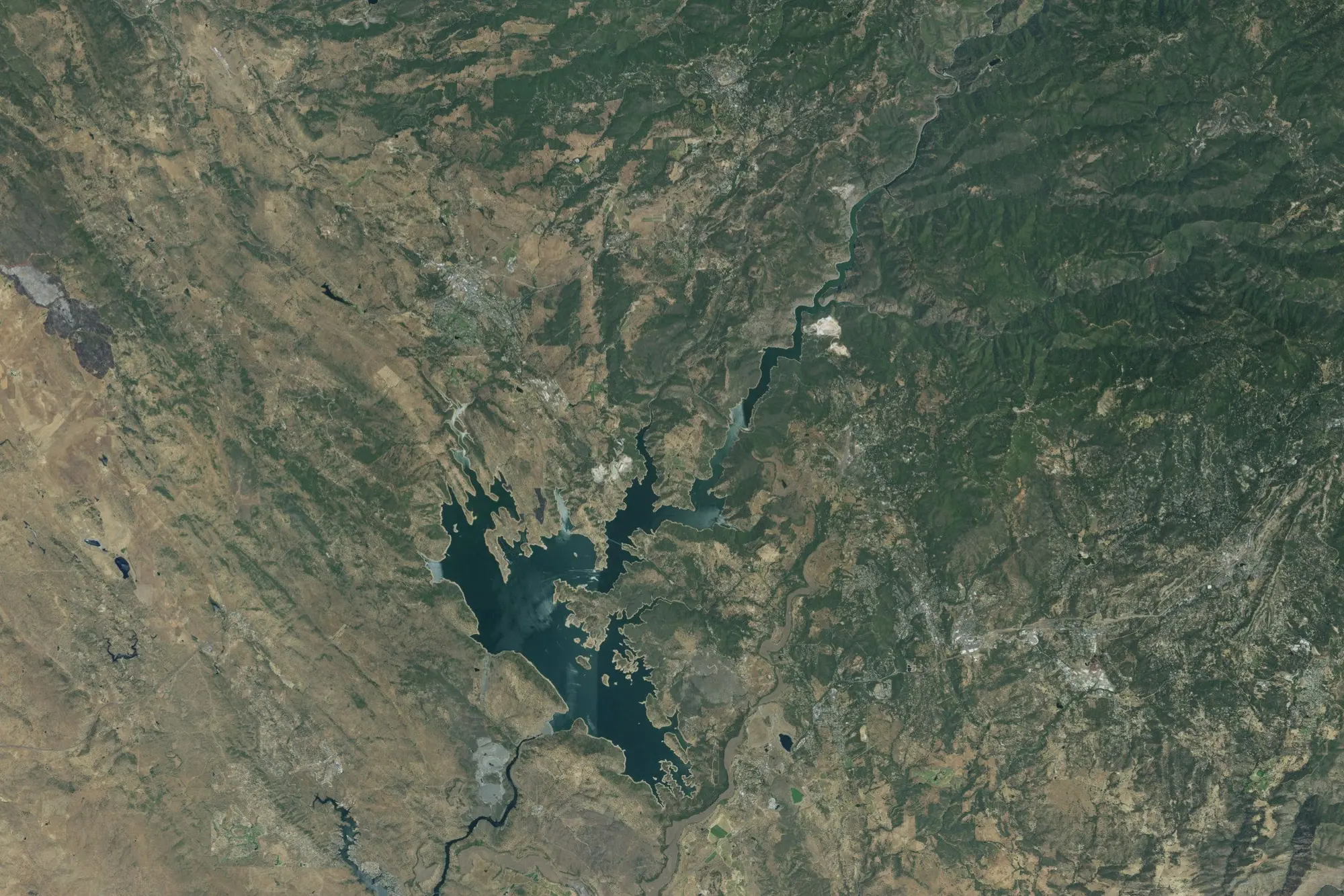 Aerial view of New Melones