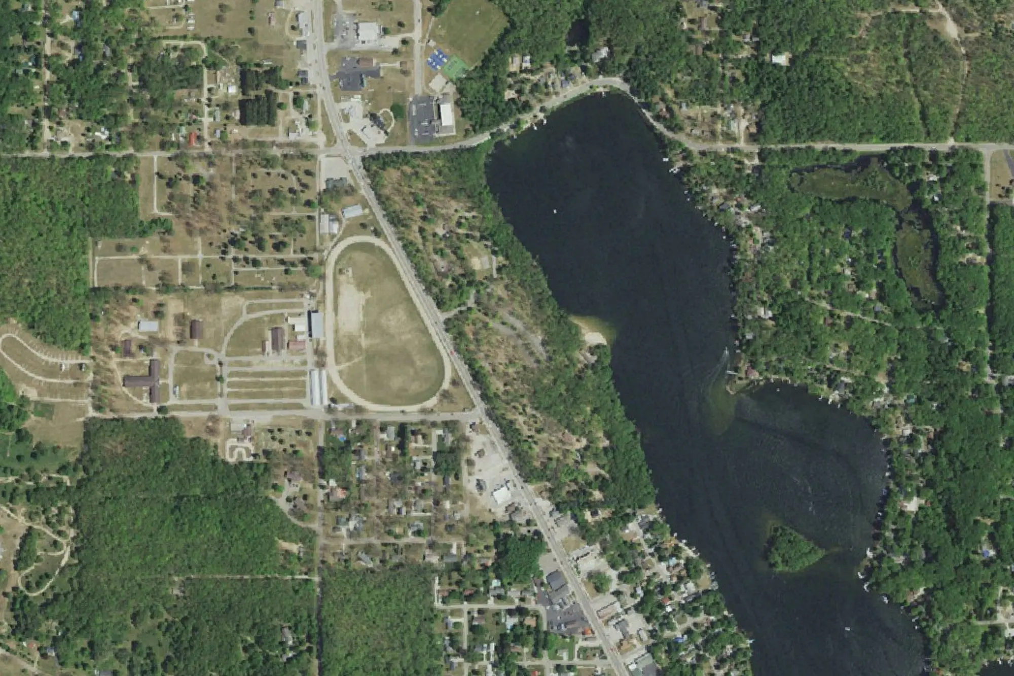Aerial view of Wilson State Park