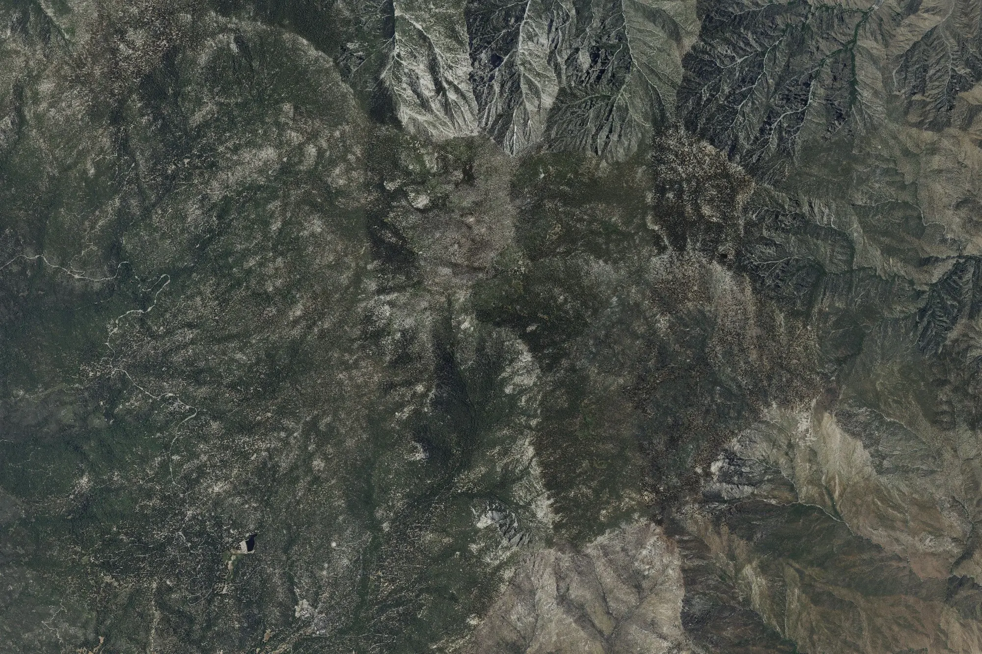 Aerial view of Mount San Jacinto State Park