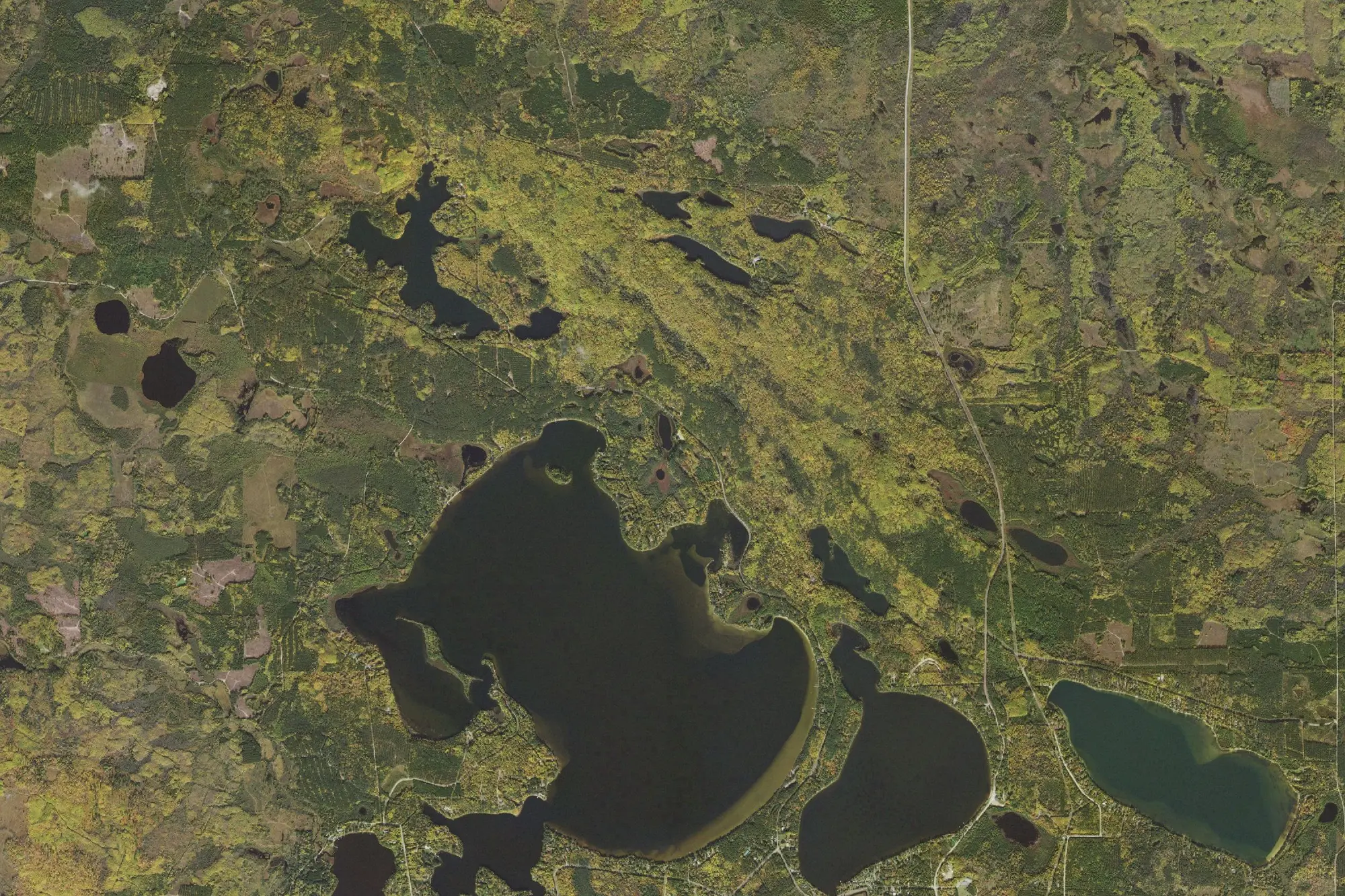 Aerial view of McCarthy Beach State Park