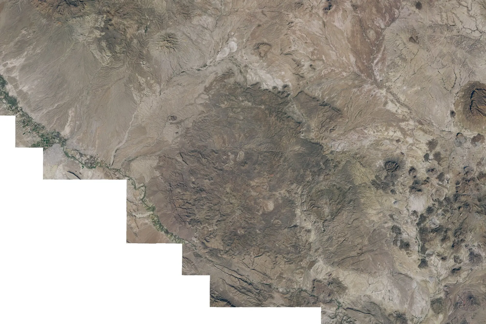 Aerial view of Big Bend Ranch State Park