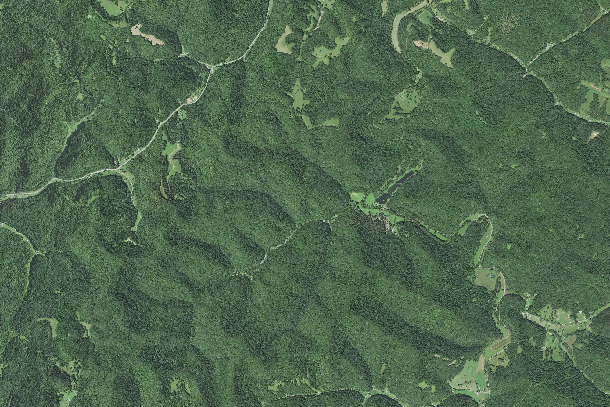 Aerial view of Cedar Creek State Park