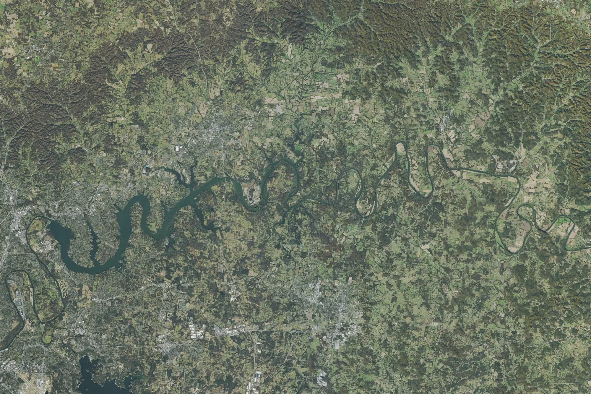 Aerial view of Old Hickory Recreation Area