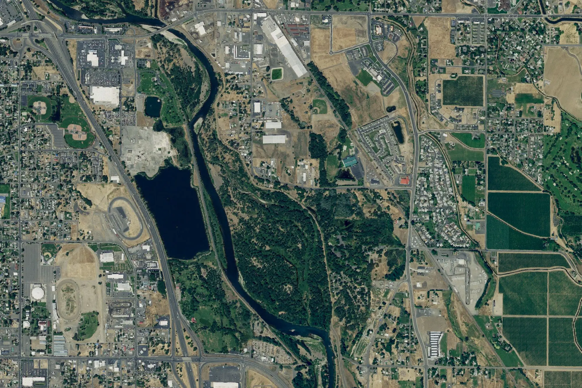 Aerial view of Yakima Sportsman