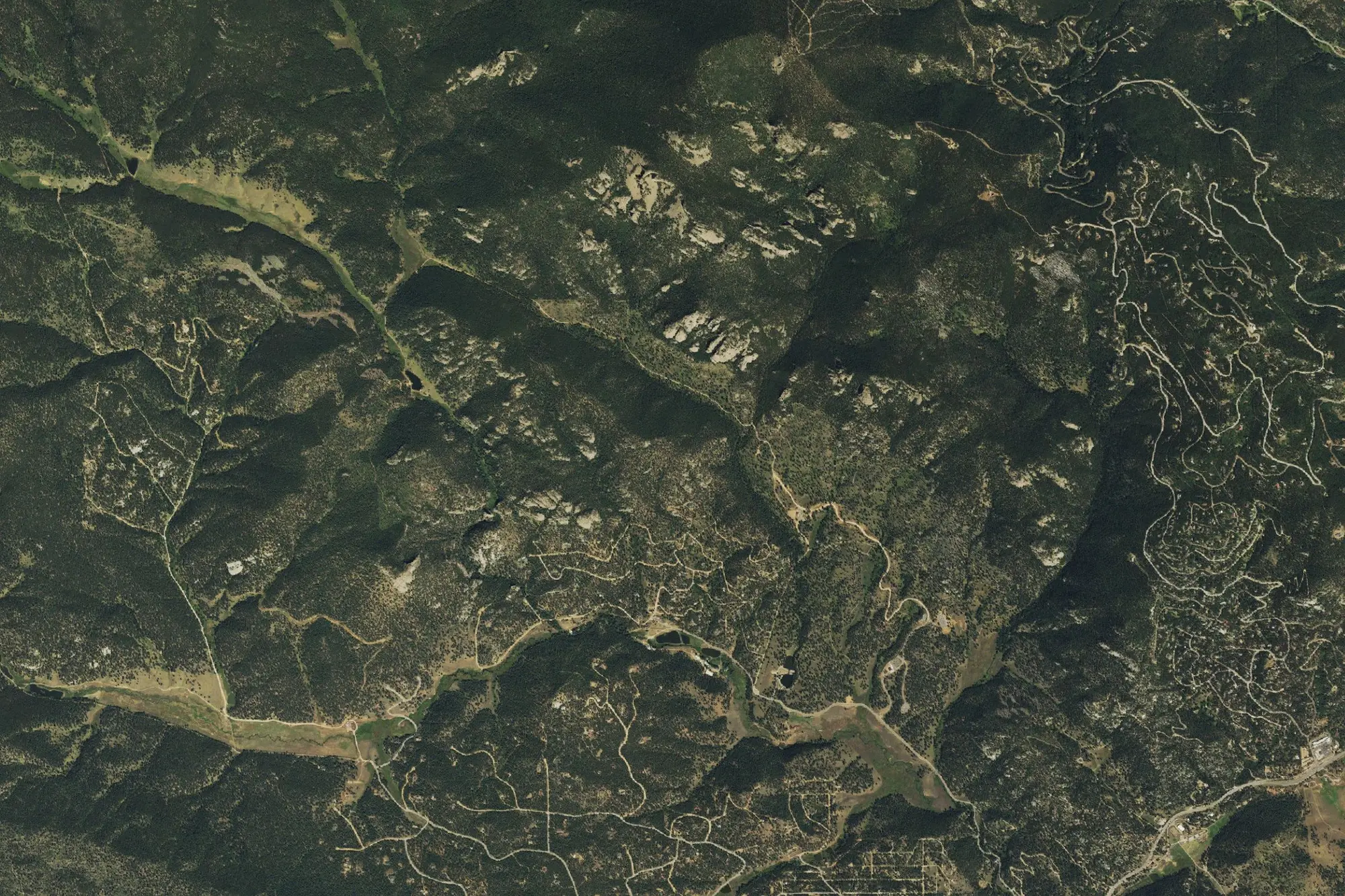 Aerial view of Staunton State Park