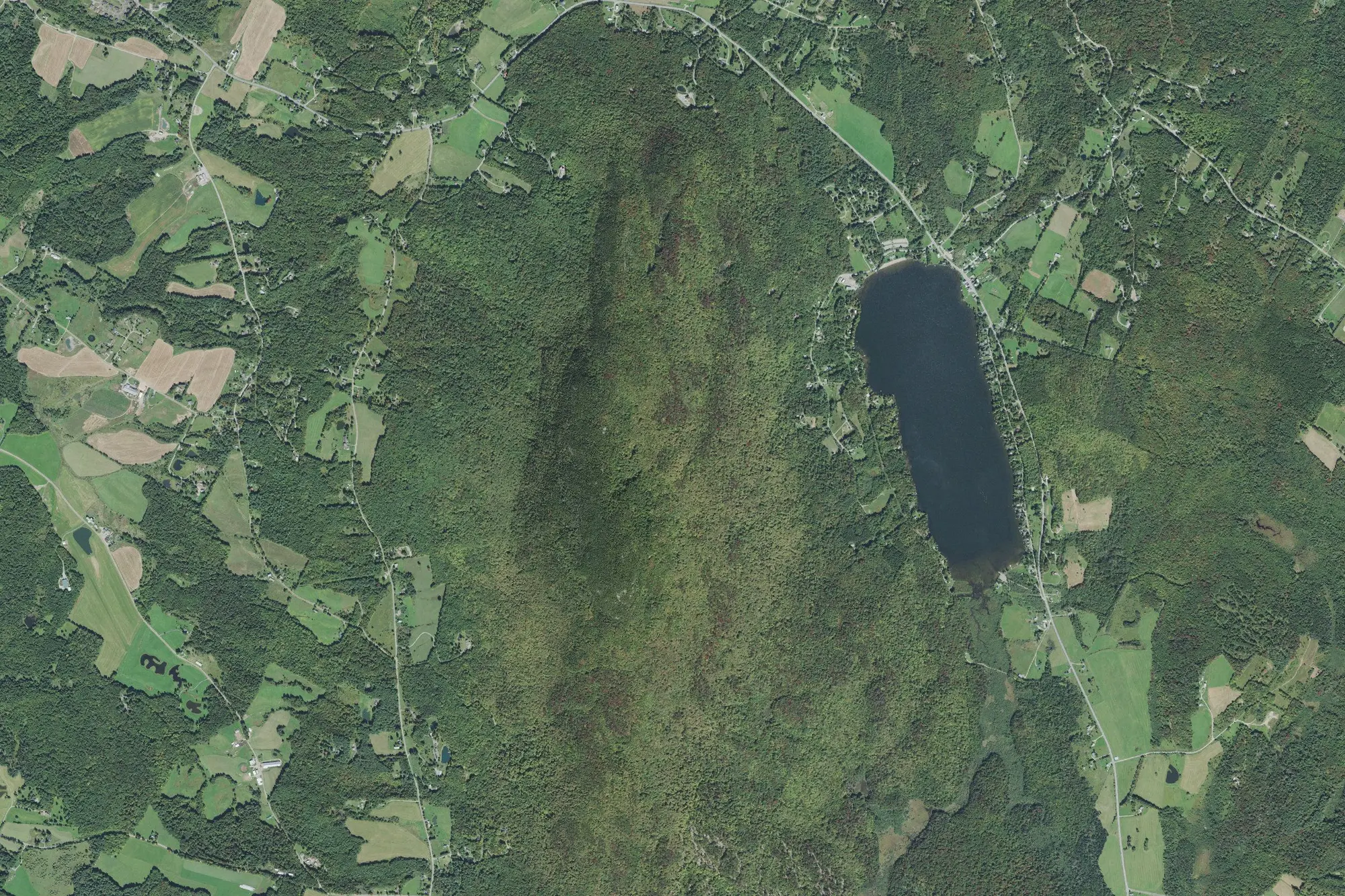Aerial view of Elmore State Park