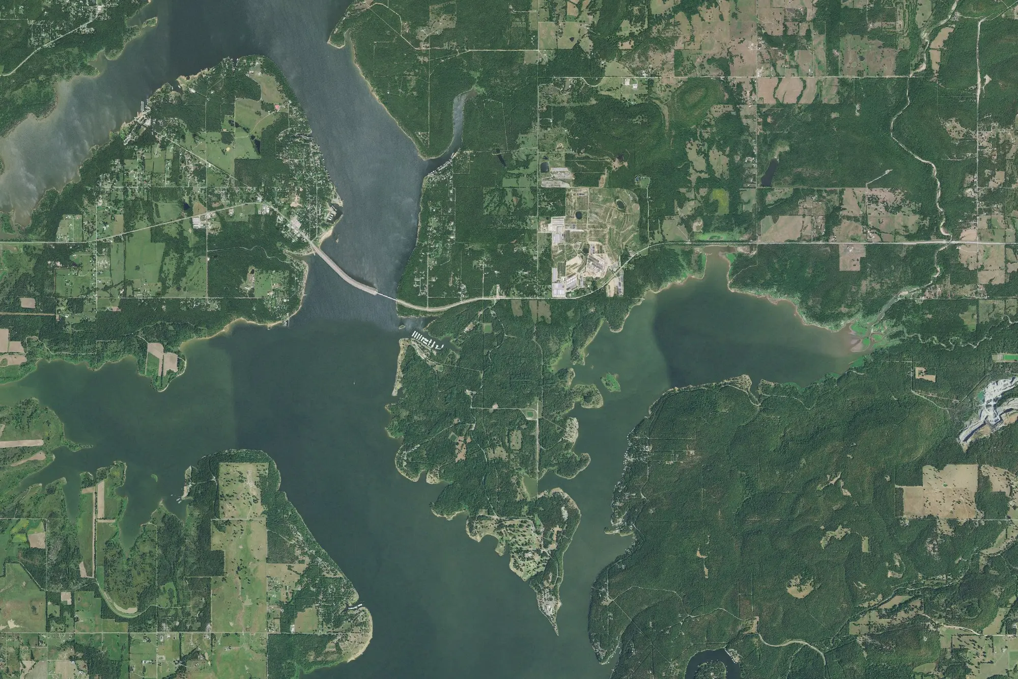 Aerial view of Western Hills Guest Ranch/sequoya Sp State Resort