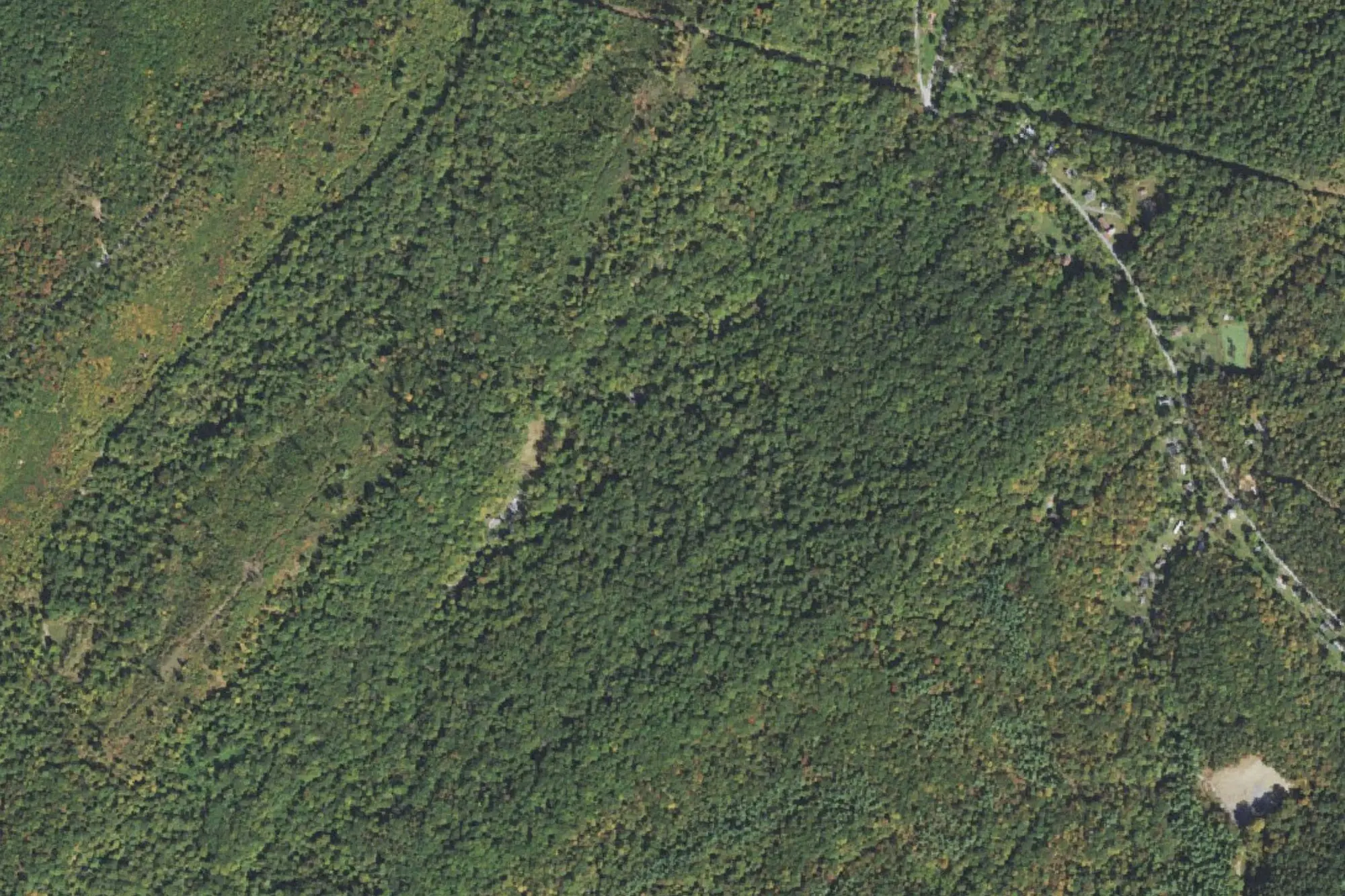 Aerial view of Fowlers Hollow State Park