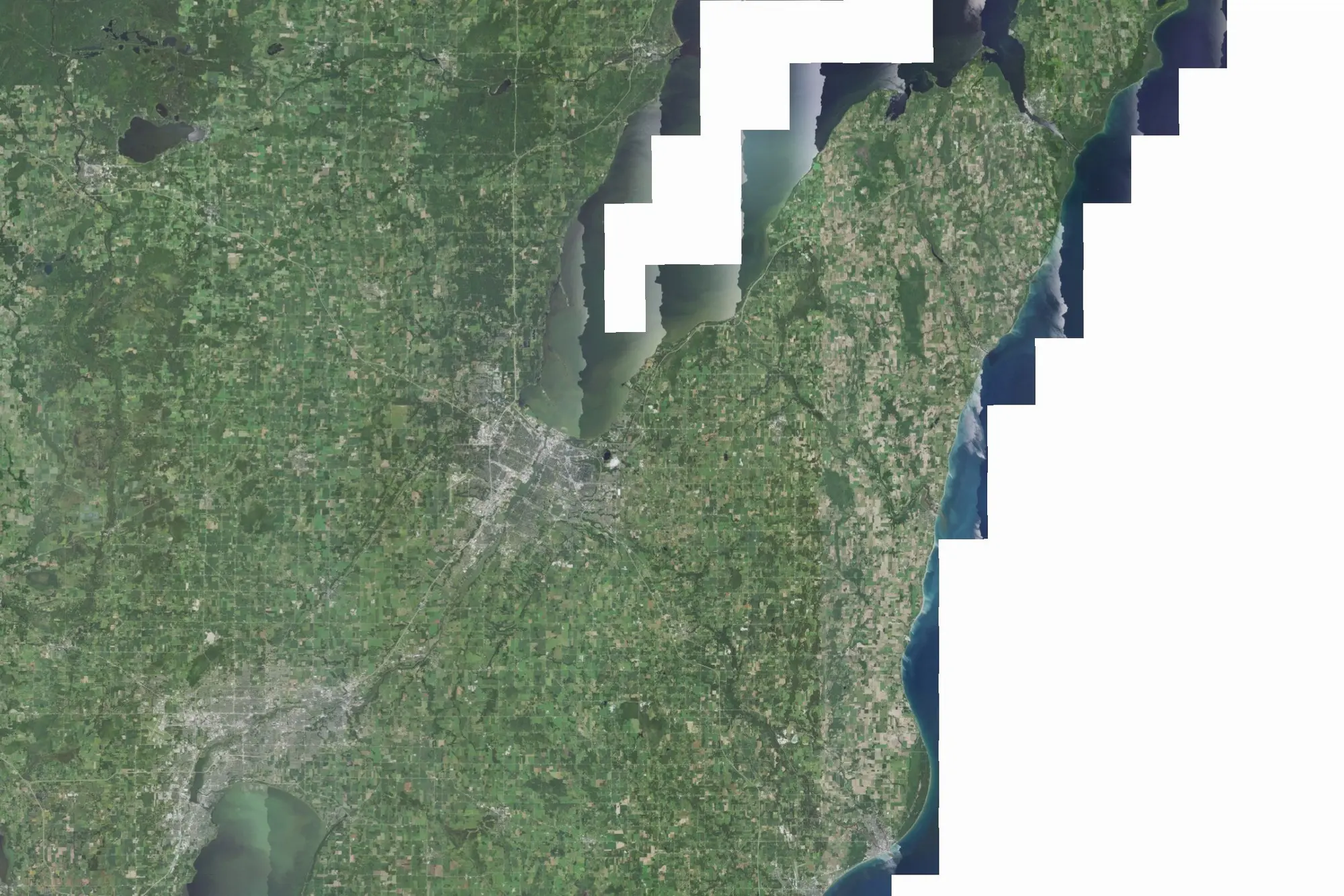 Aerial view of Potawatomi State Park