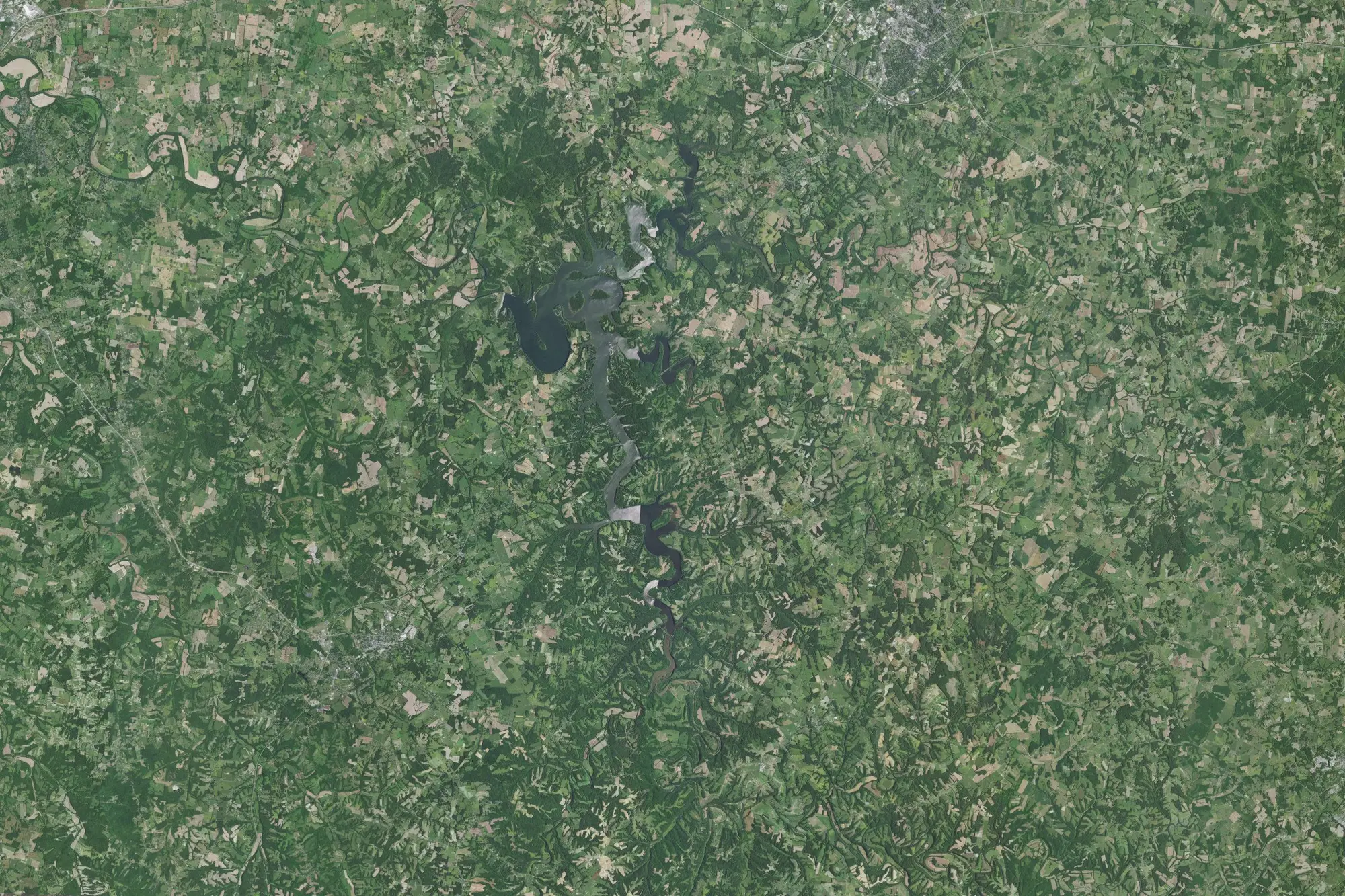 Aerial view of Barren River Recreation Area