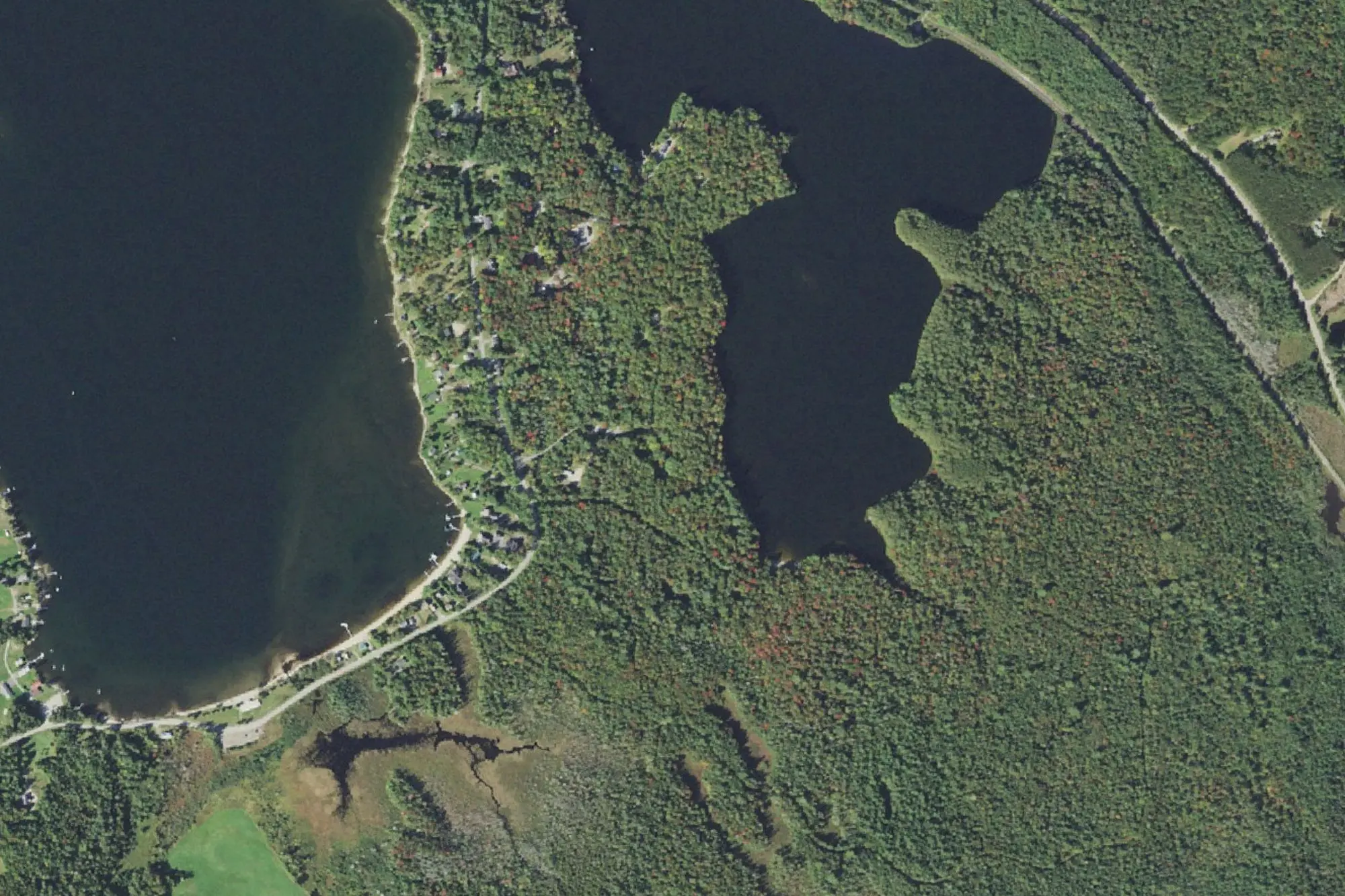 Aerial view of Brighton State Park
