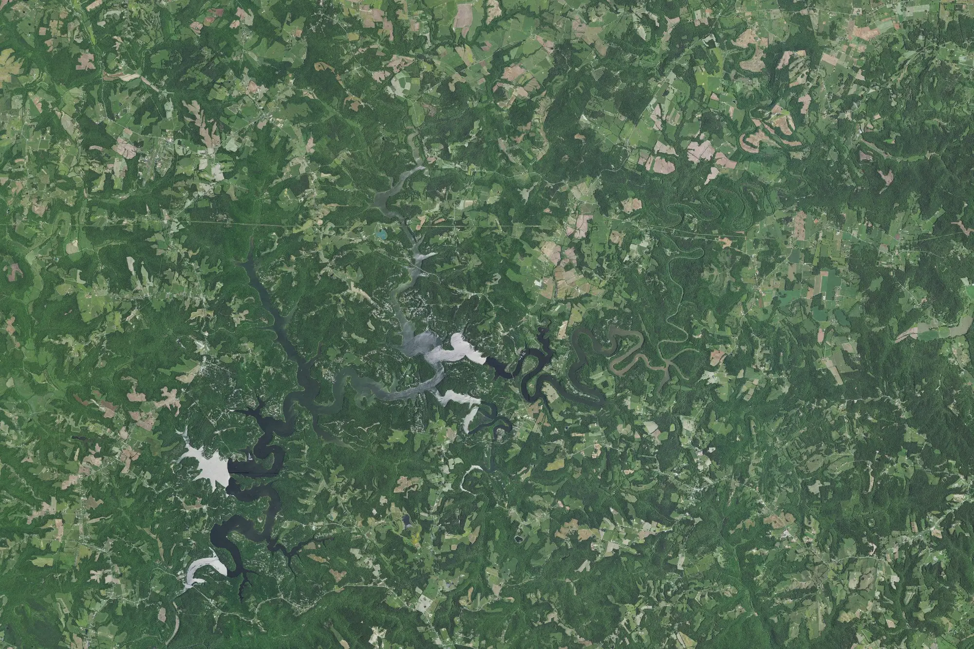 Aerial view of Nolin Rv Recreation Area