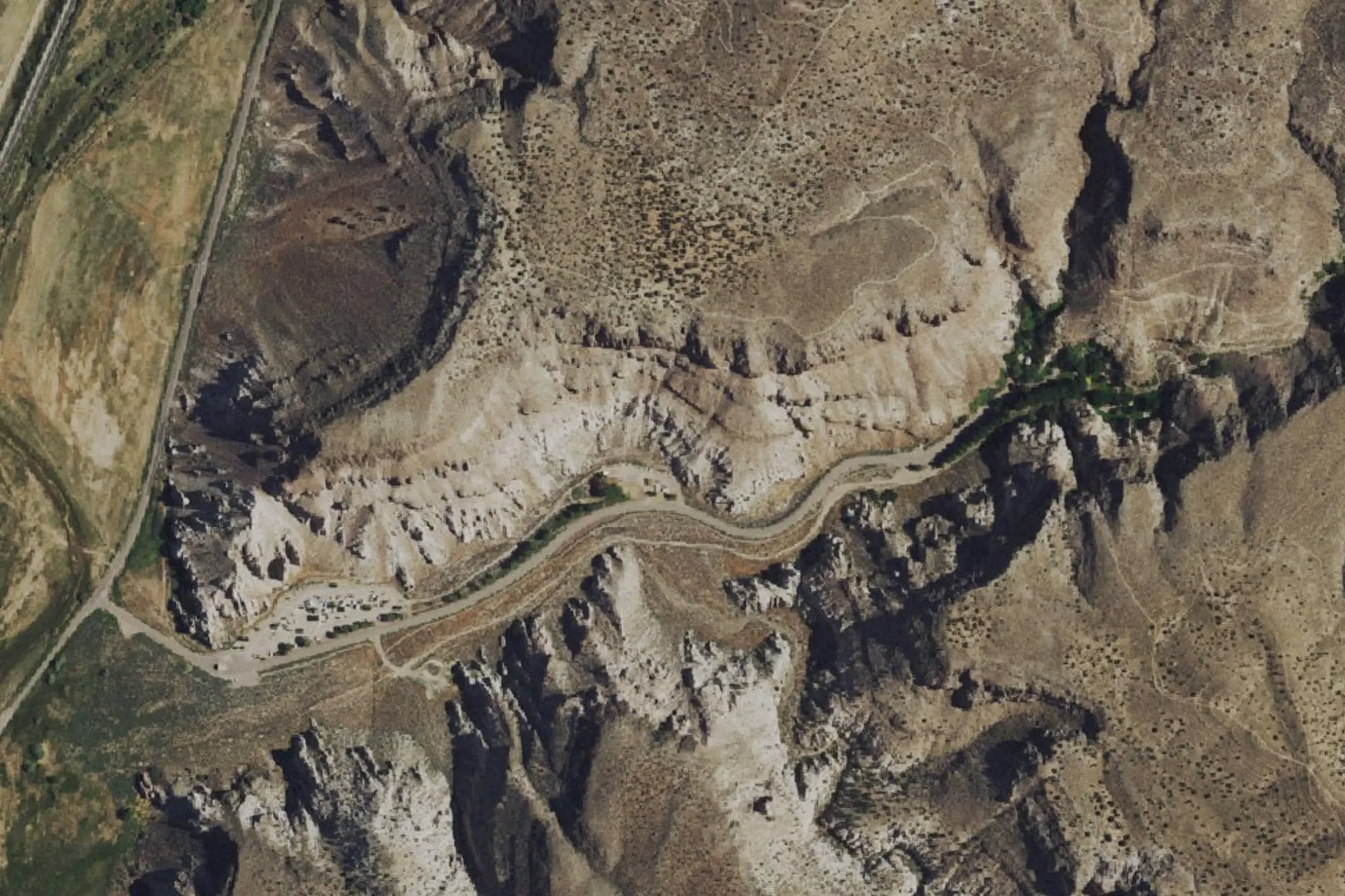 Aerial view of Kershaw-Ryan State Park
