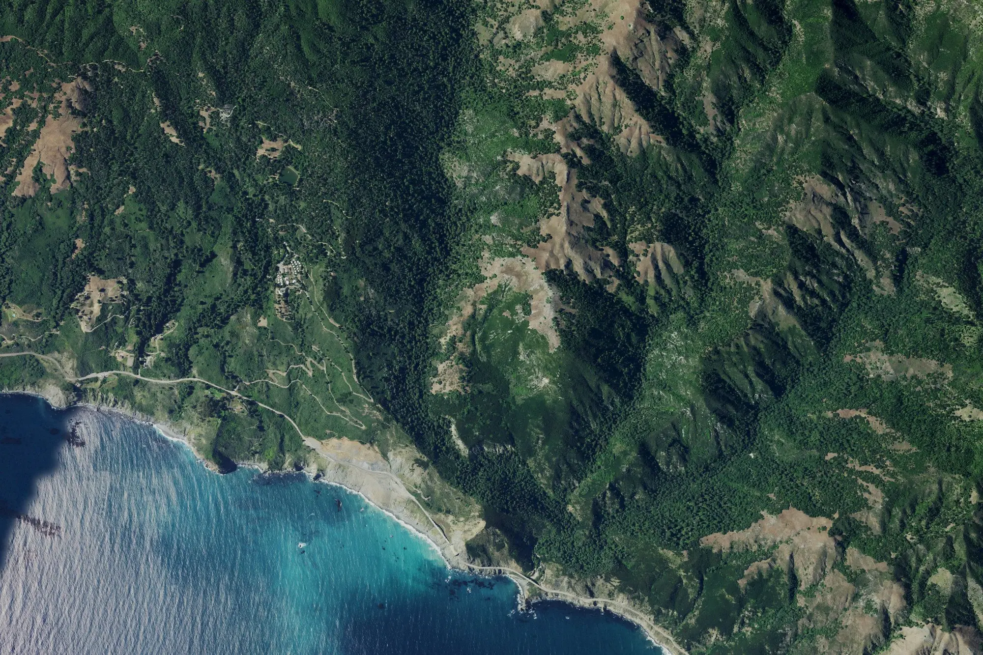 Aerial view of Limekiln State Park