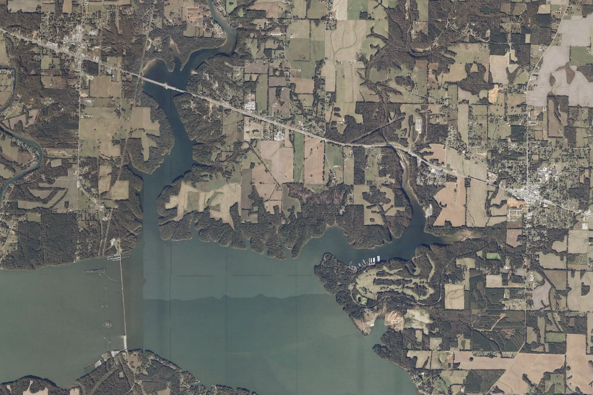 Aerial view of Joe Wheeler State Park