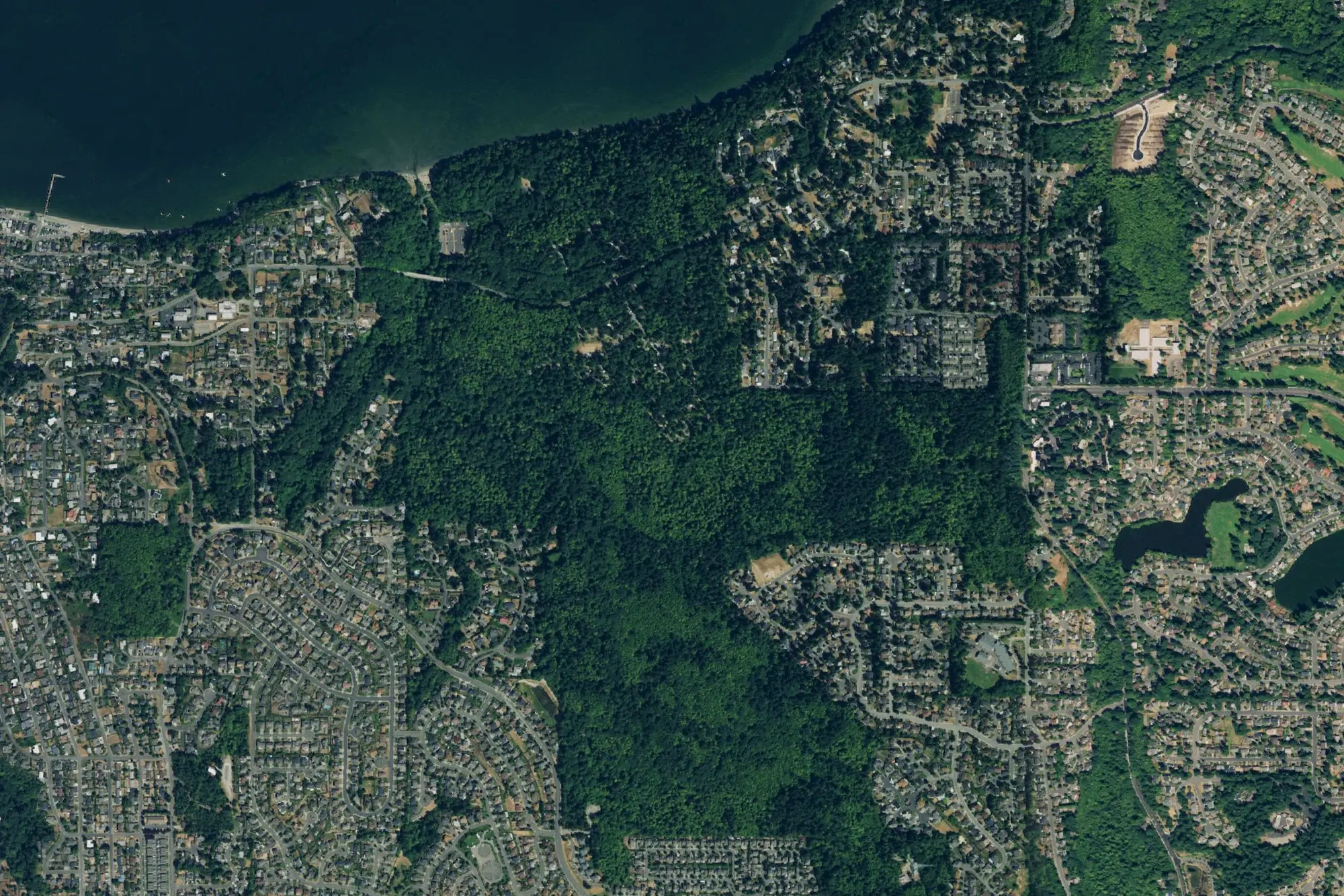 Aerial view of Dash Point