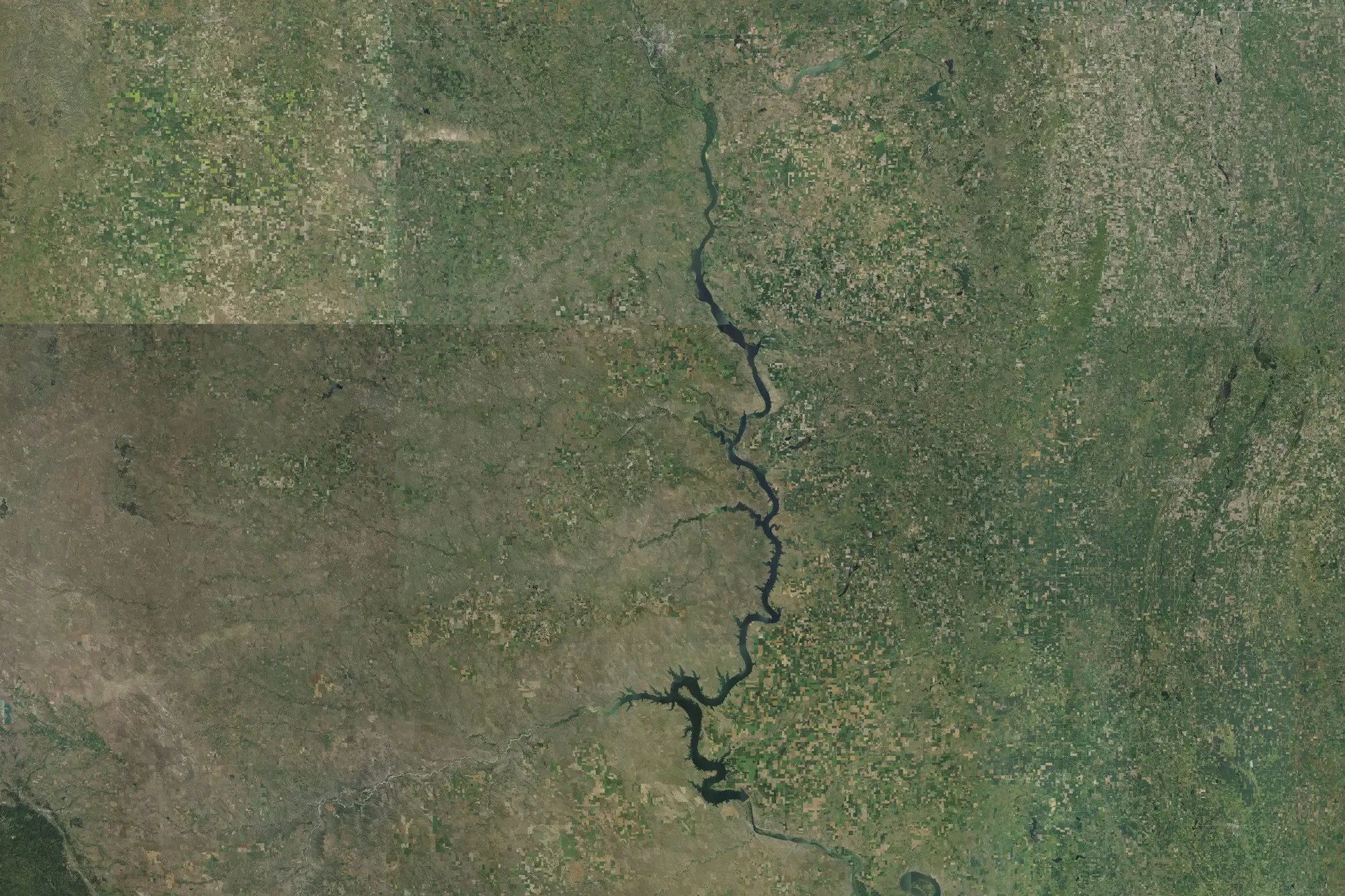Aerial view of Oaha Recreation Area