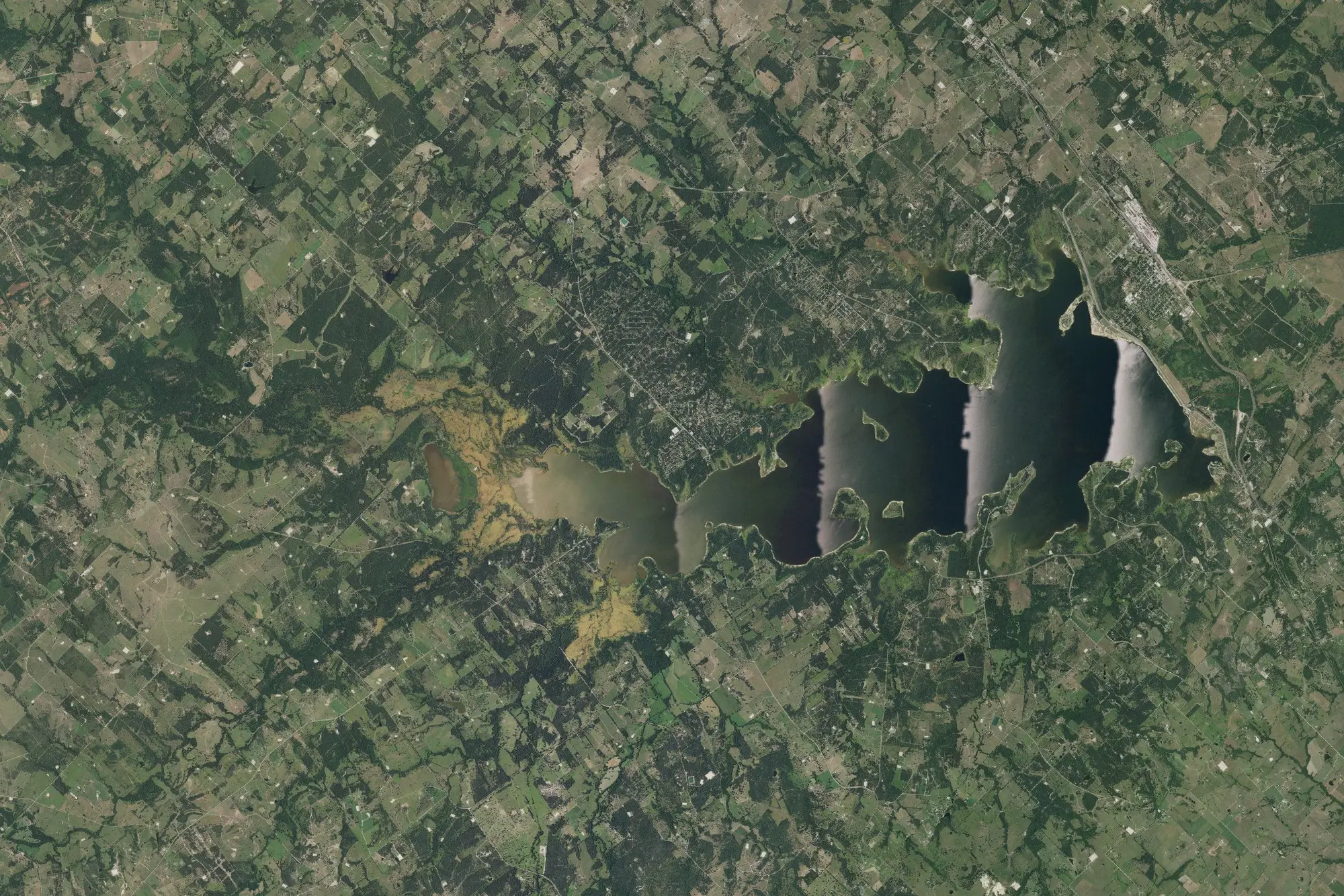 Aerial view of Somerville Recreation Area